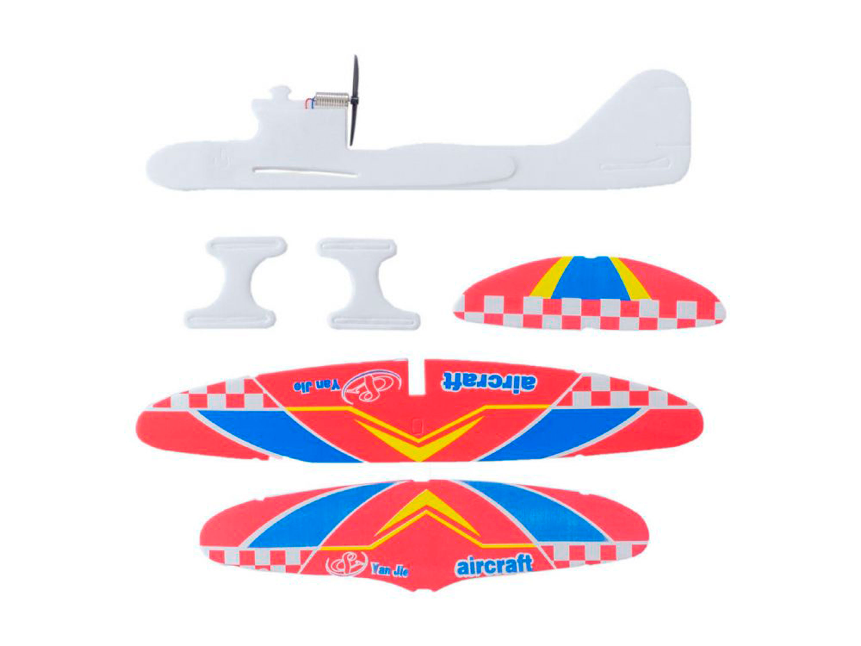 Планер метальний Aircraft Yan Jie з електродвигуном (світлина #5)