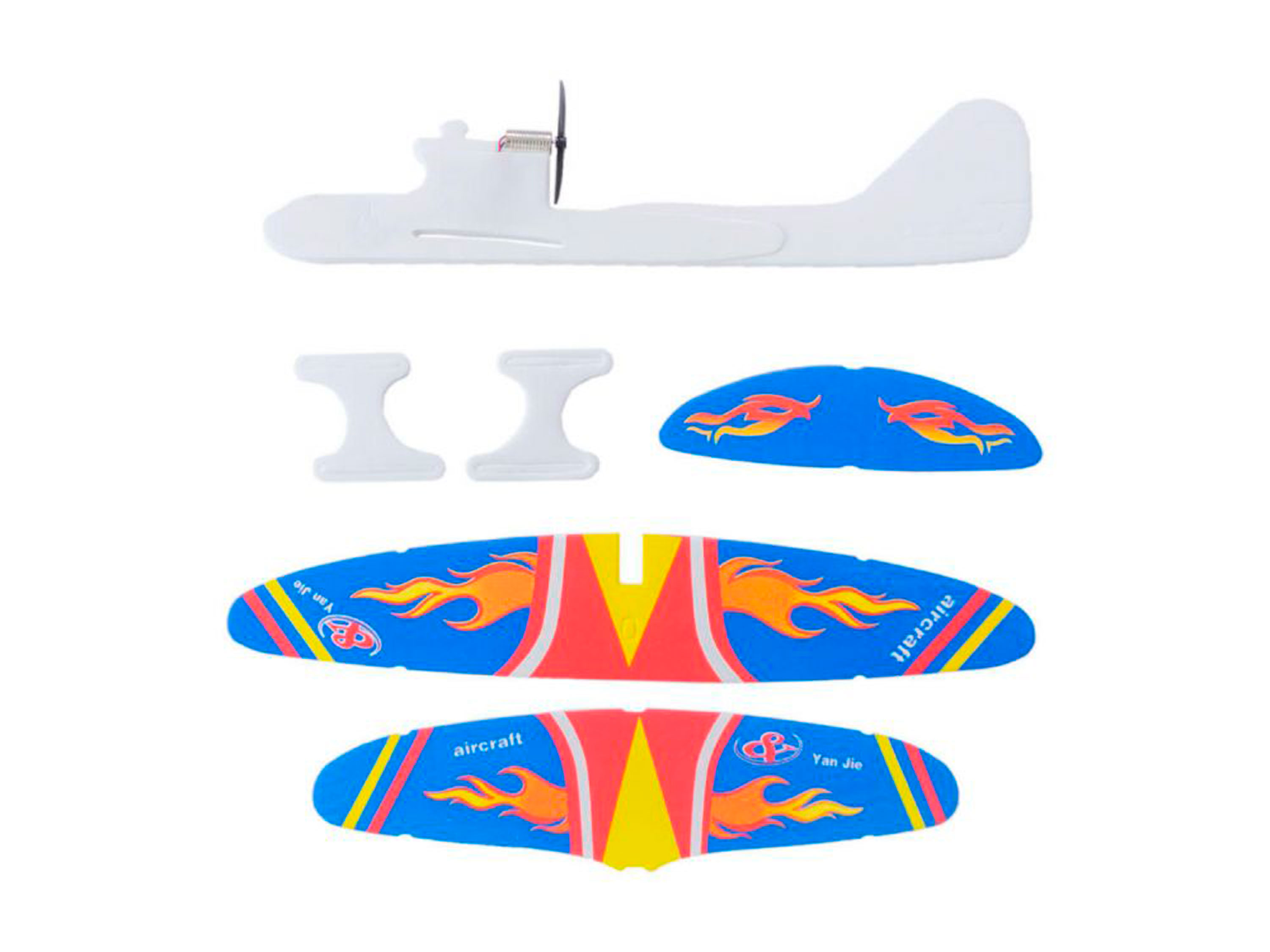 Планер метальний Aircraft Yan Jie з електродвигуном (світлина #6)