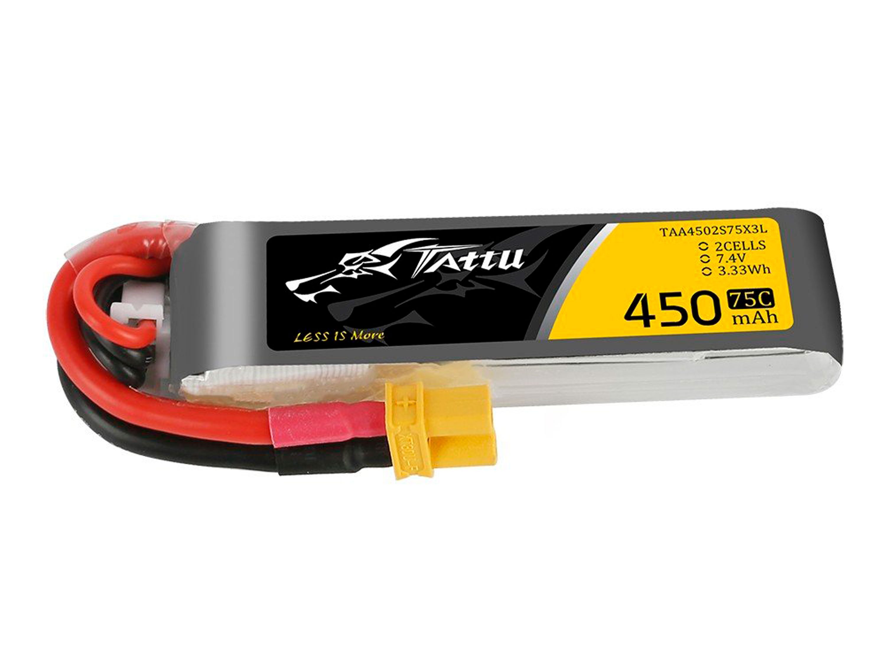 Акумулятор Gens Ace TATTU 450mAh 2S 75C  (світлина #1)