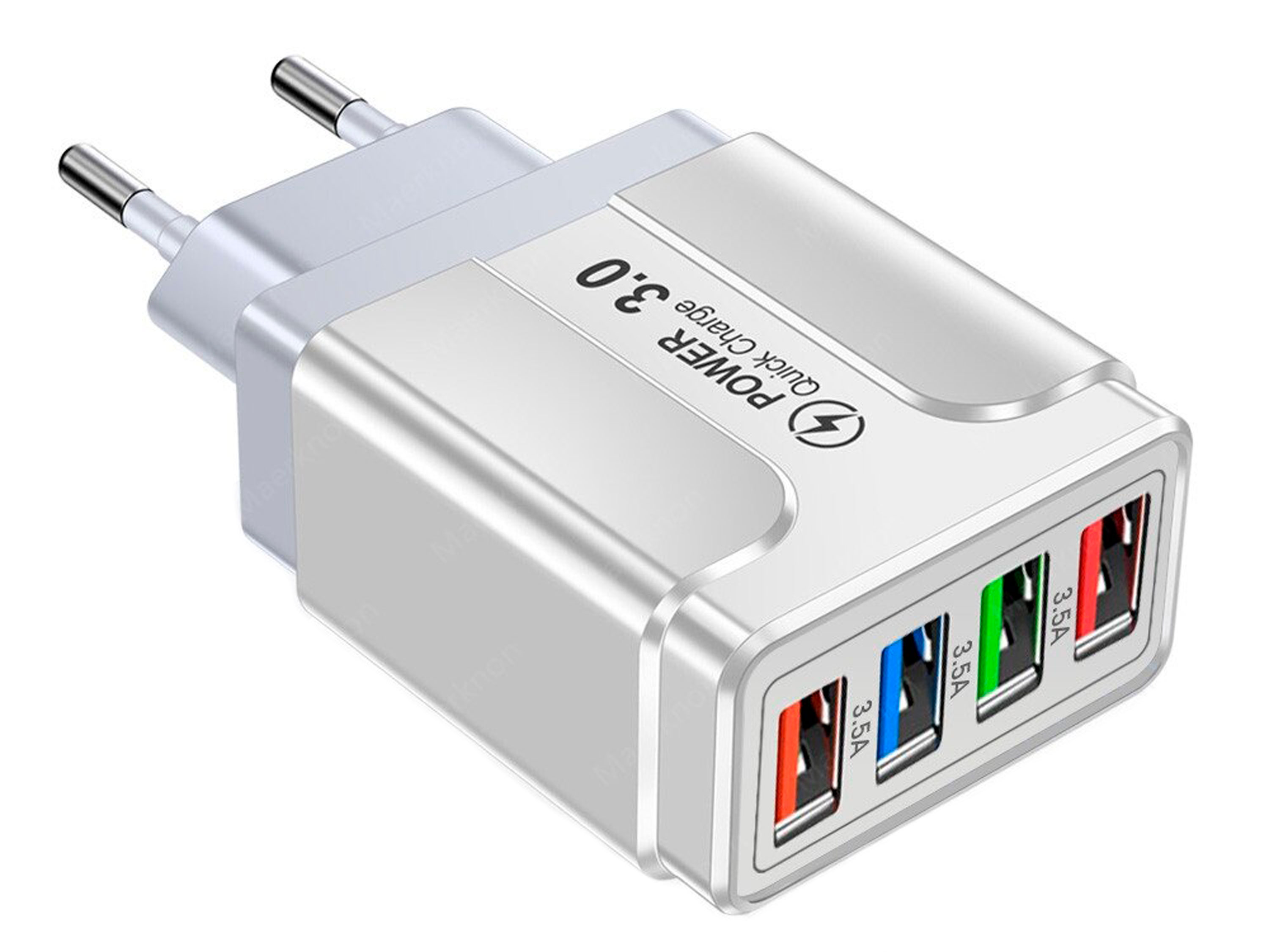 Мережевий 4-ох портовий USB блок живлення 5.1А (світлина #1)