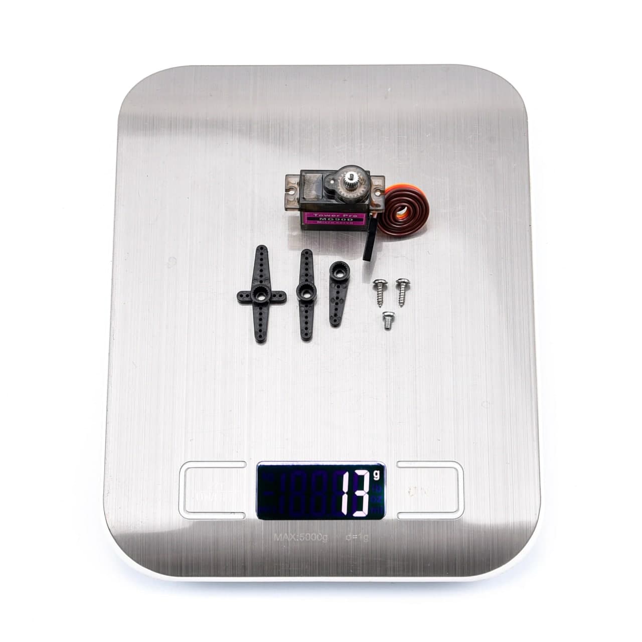 Сервомеханізм цифровий MG90D 13g/2.2kg/0.10sec (4.8В) (світлина #6)