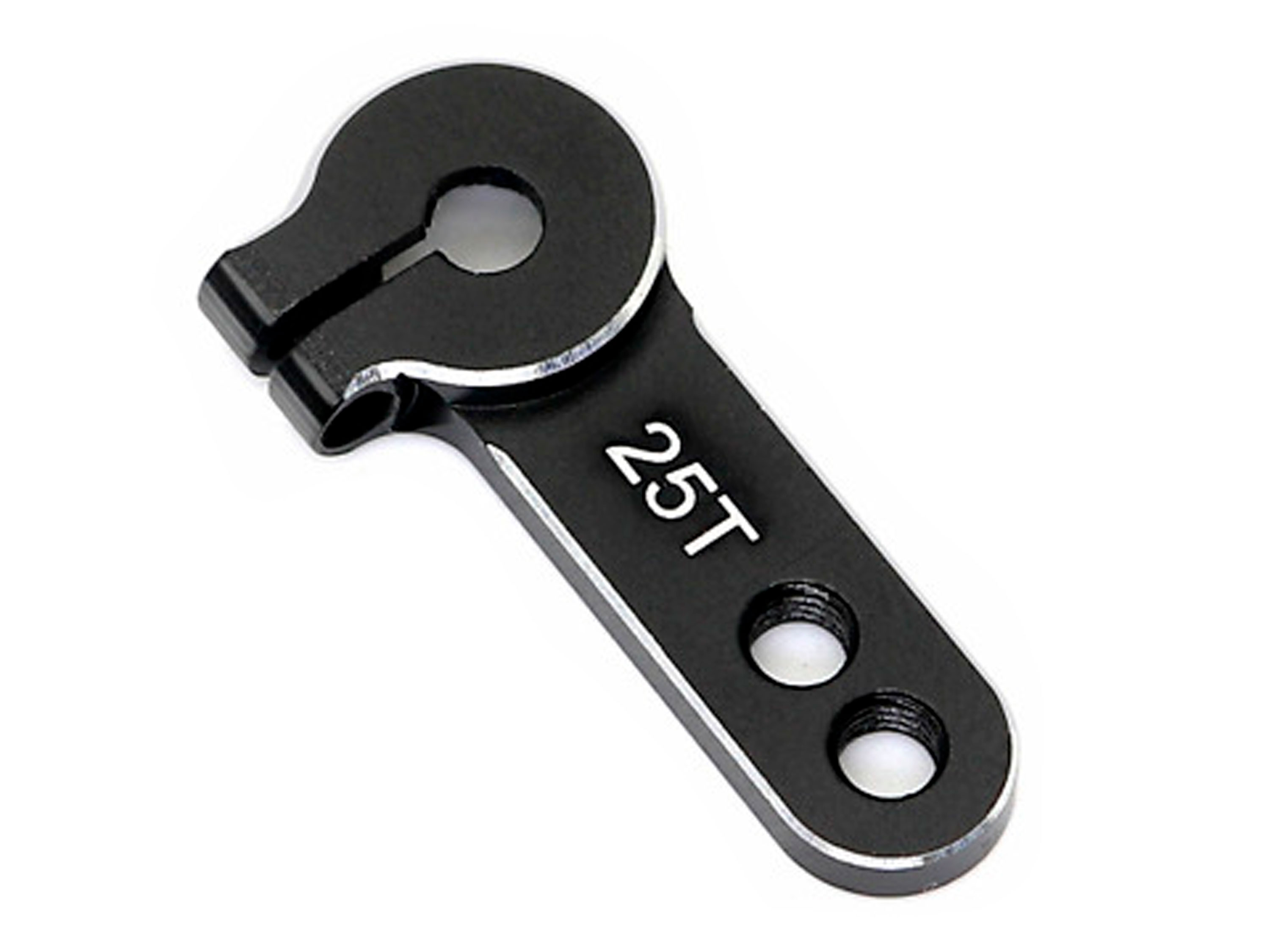 Алюмінієва качалка 25Т 27мм для сервомеханізмів (чорна) (світлина #1)