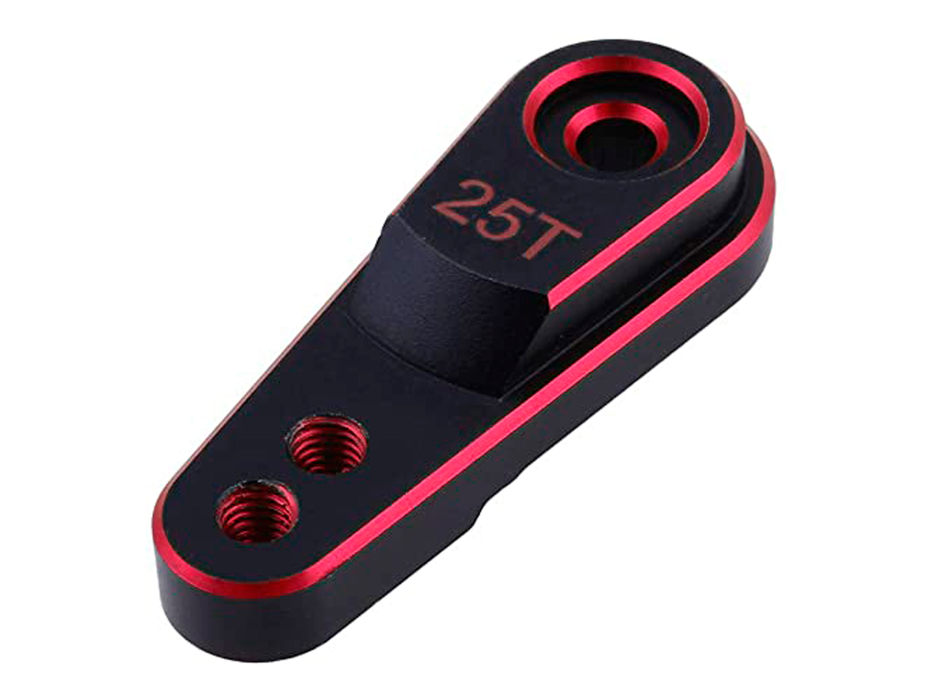 Алюмінієва качалка 25Т 32мм для сервомеханізмів (чорна) (світлина #1)