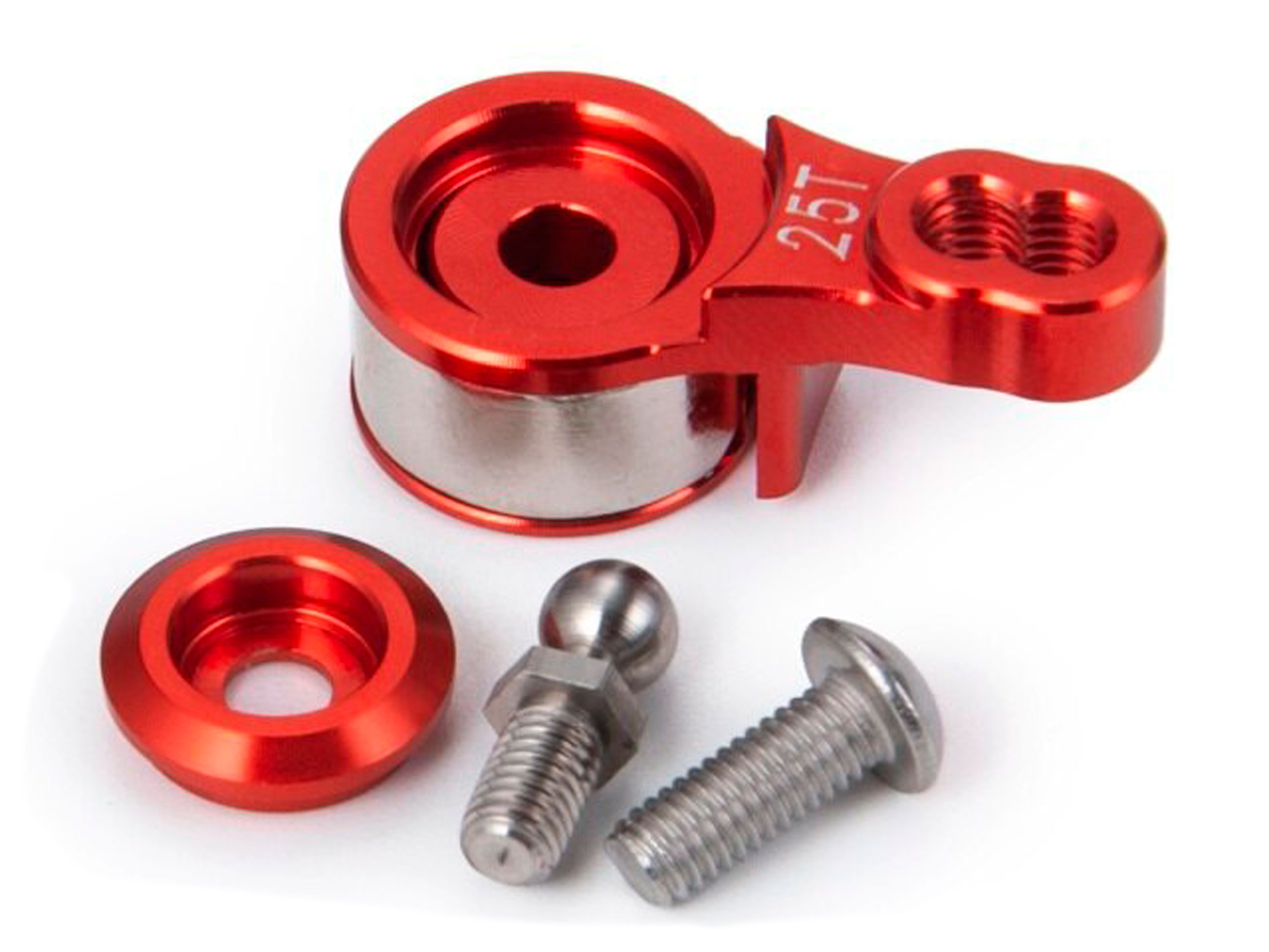 Сервосейвер алюмінієвий 25T (червоний) (світлина #1)