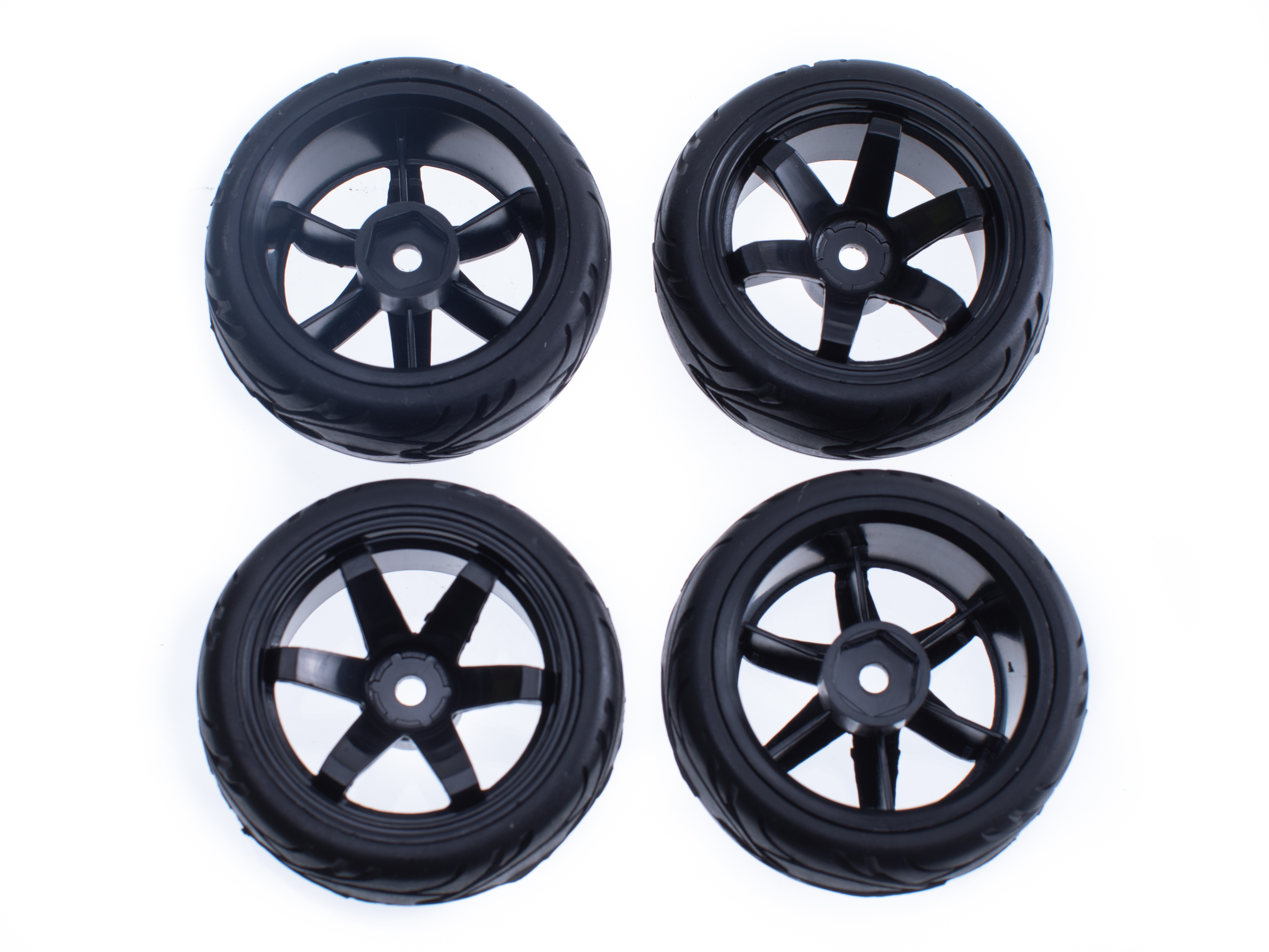 Комплект коліс 1/10 On Road RC Car Wheels 4шт (світлина #1)
