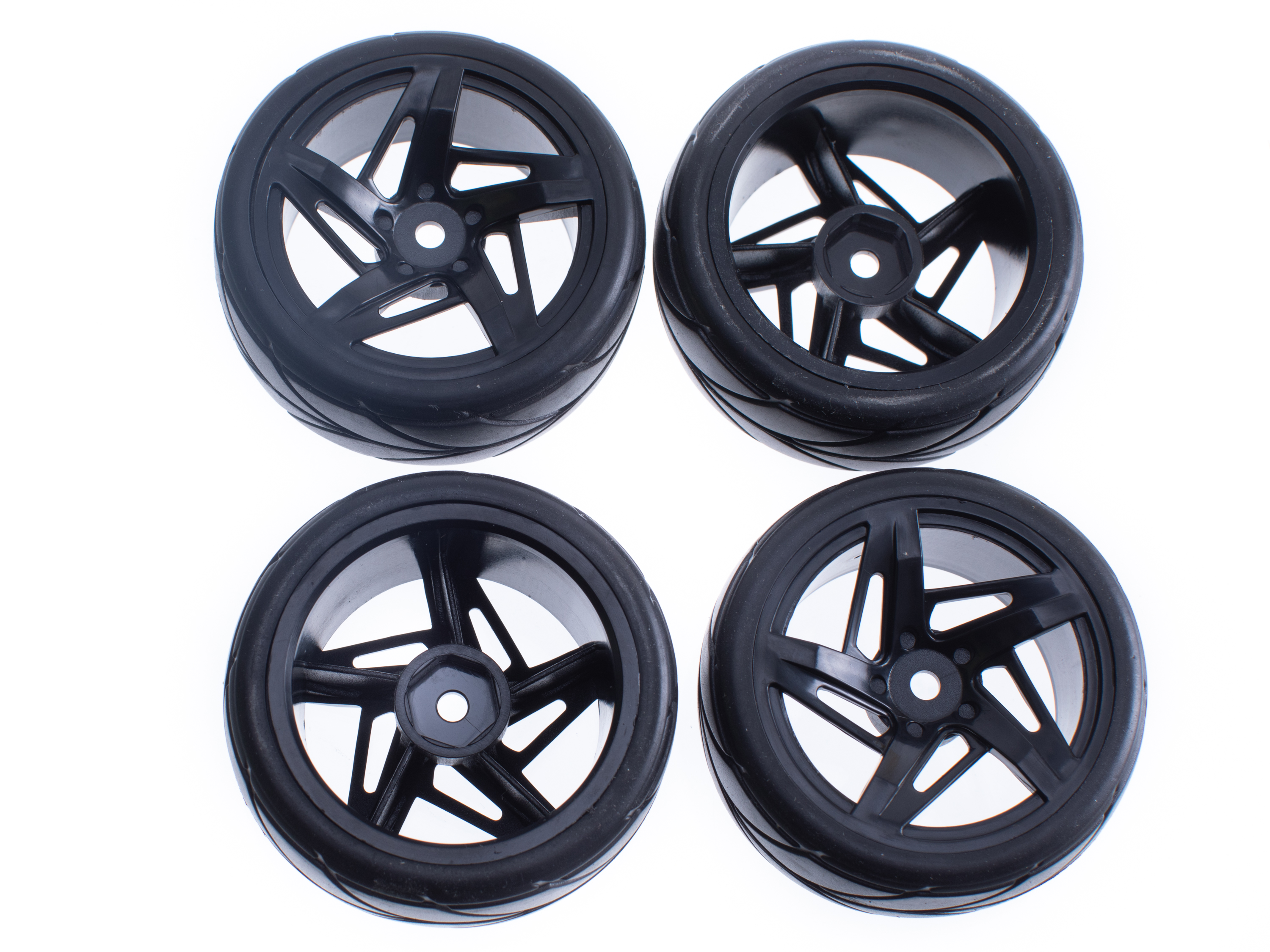 Комплект коліс 1/10 On Road RC Car Wheels 4шт (світлина #1)