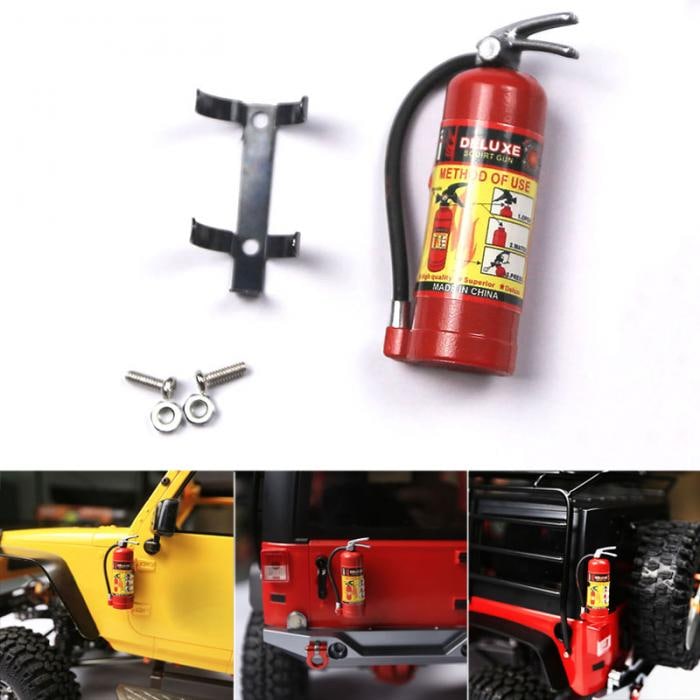 Декоративний вогнегасник для автомоделей масштабу 1/10 (червоний) (світлина #2)