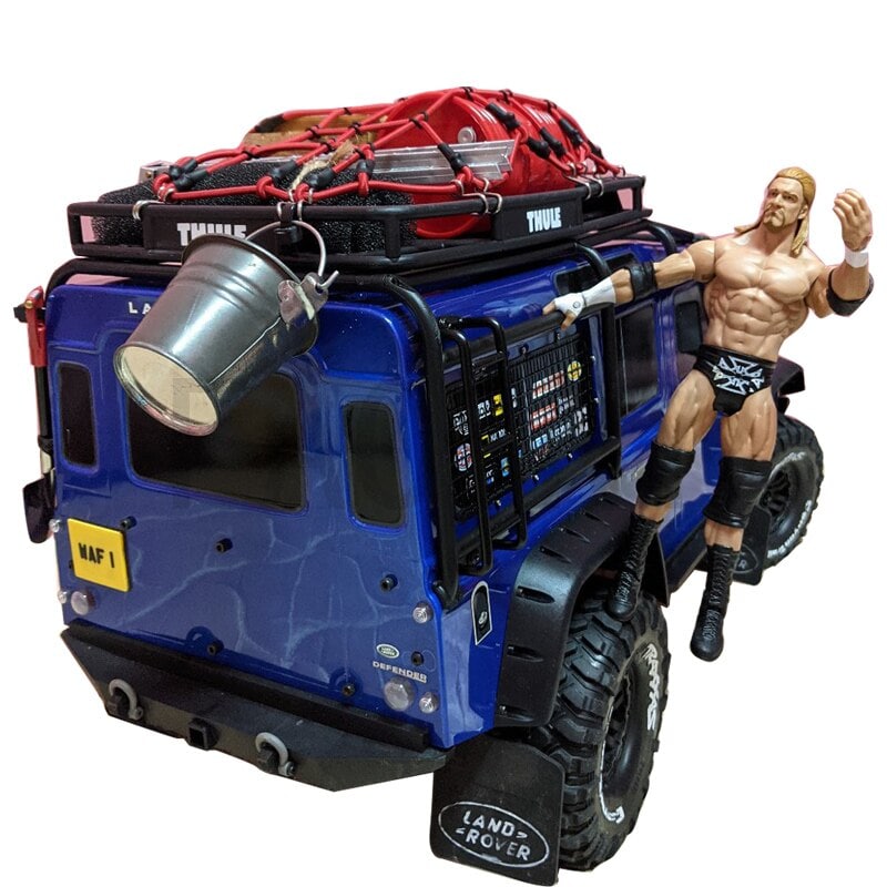 Декоративне металеве відро для трофі автомоделей масштабу 1/10 (срібне) (світлина #4)