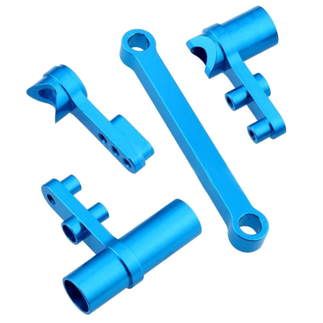 Сервосейвер HSP (алюміній) для автомоделей 1/10 синій (122057) (світлина #1)