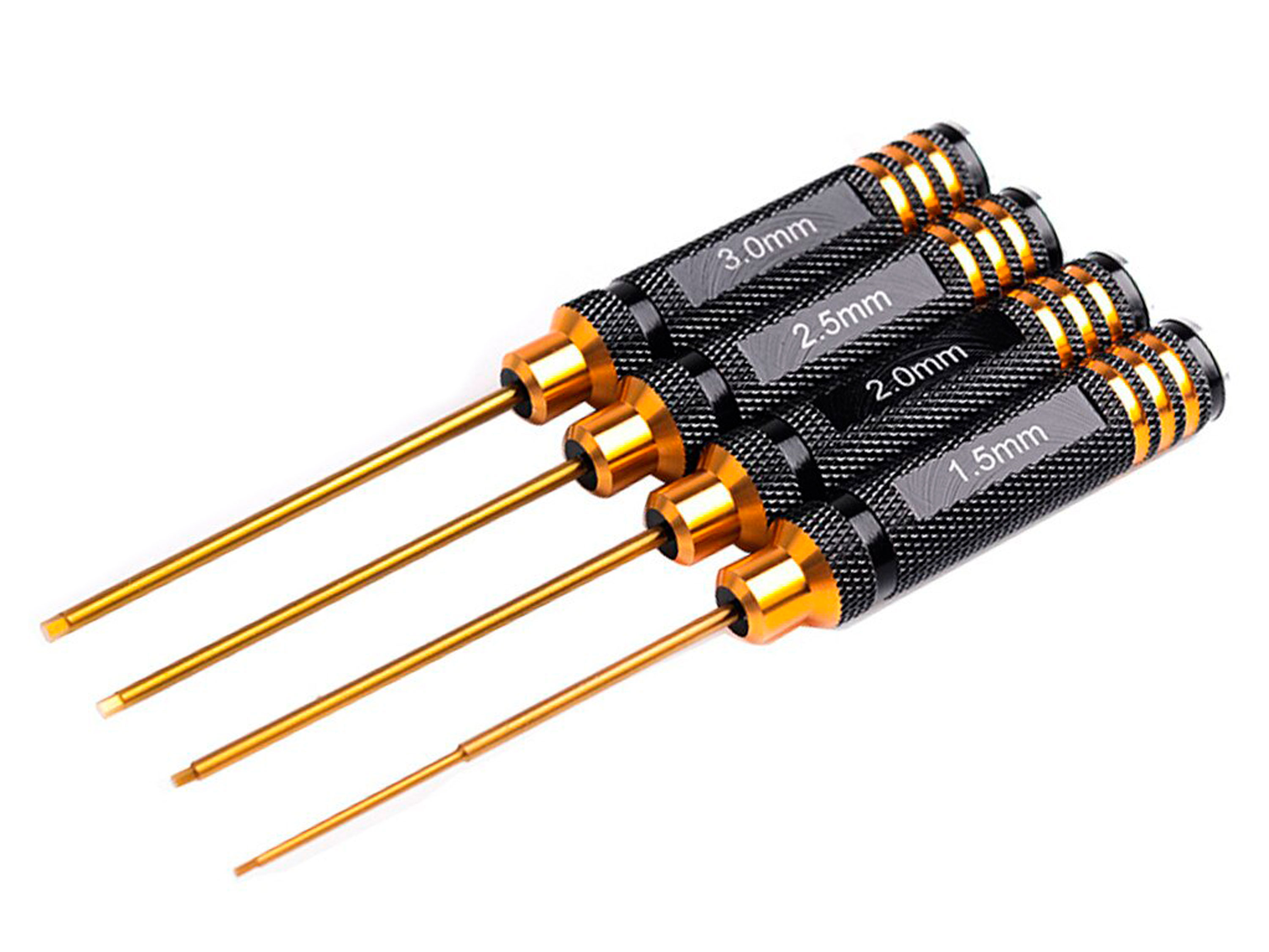 Набір шестигранних викруток 1.5мм/ 2мм/ 2.5мм/ 3мм (титанове покриття) (світлина #1)