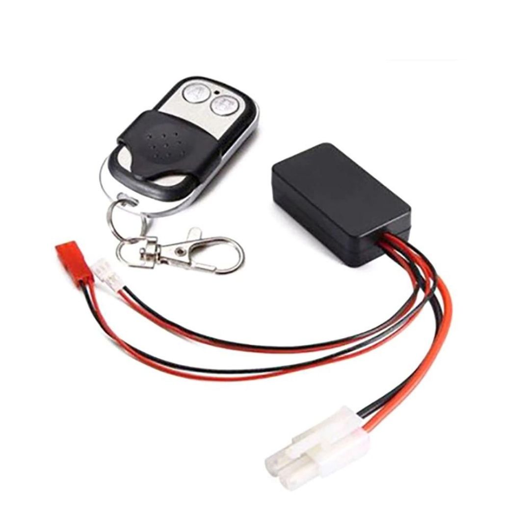 Автоматична лебідка з металевим тросом та пультом дистанційного керування 65мм (світлина #3)