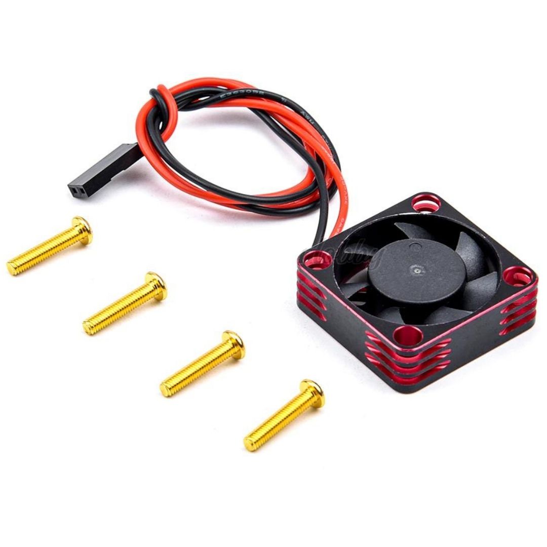 Охолоджуючий вентилятор 30х30мм (червоний) (світлина #1)