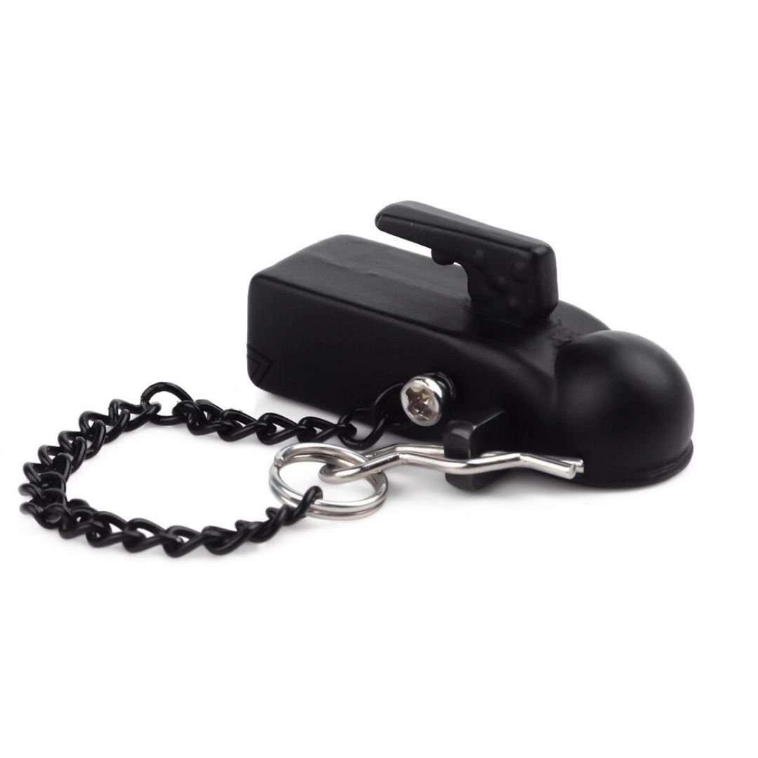 Металеве кріплення причепа для автомоделей масштабу 1/10 (чорне) (світлина #1)