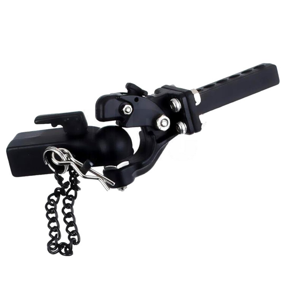 Металеве кріплення причепа для автомоделей масштабу 1/10 (чорне) (світлина #5)