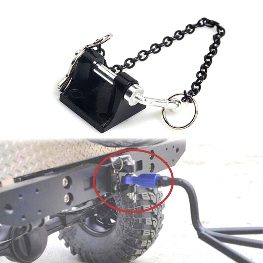 Металевий буксирувальний гачок для причепа автомоделей масштабу 1/10 (світлина #3)