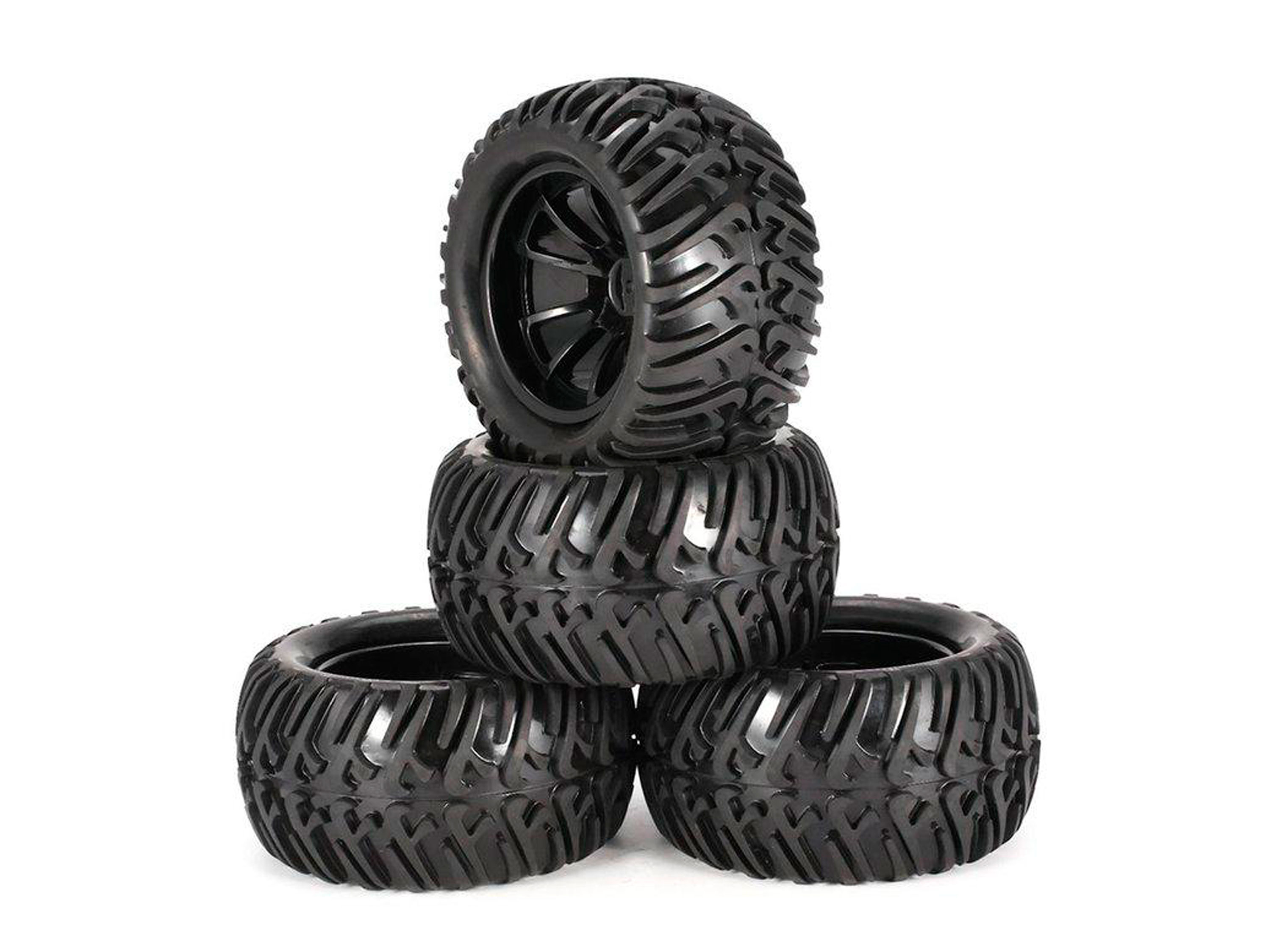 Комплект коліс для Monster Truck 125мм 1/10 (4шт) (світлина #1)