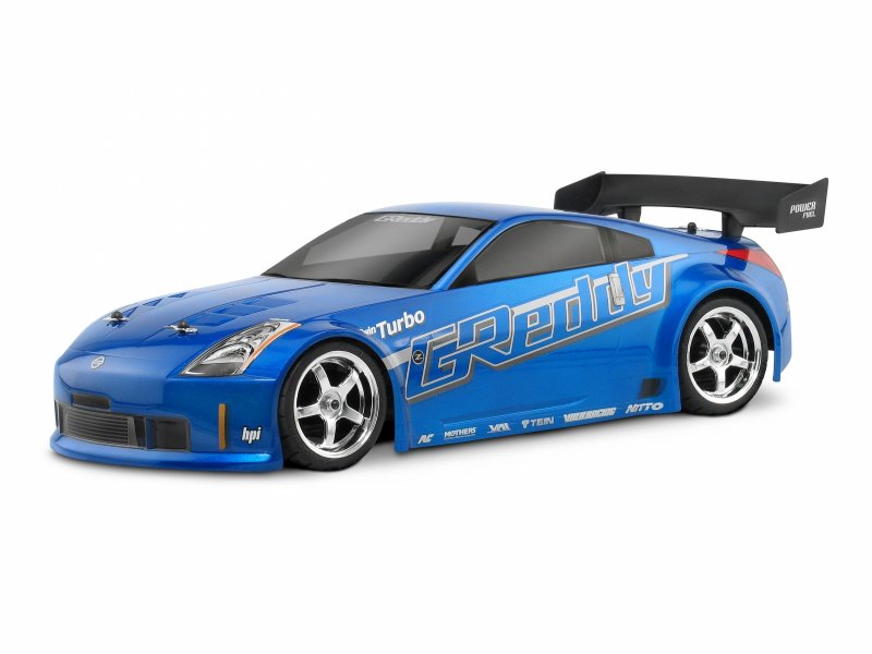 Корпус Nissan 350Z Greddy 1/10 (HPI 17518) прозорий (світлина #1)