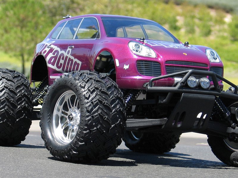 Корпус Porsche Cayenne Turbo 1/10 (HPI 17512) прозорий (світлина #3)