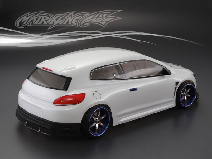 Корпус Volkswagen Scirocco 1/10 прозорий (світлина #2)