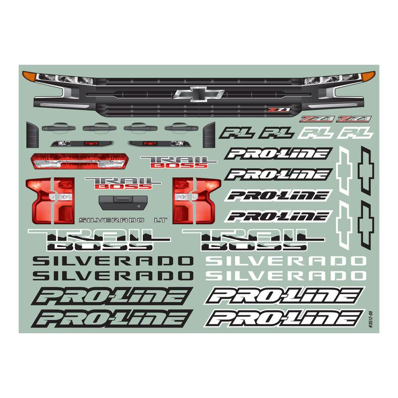 Корпус Chevy Silverado 1/10 прозорий (світлина #4)