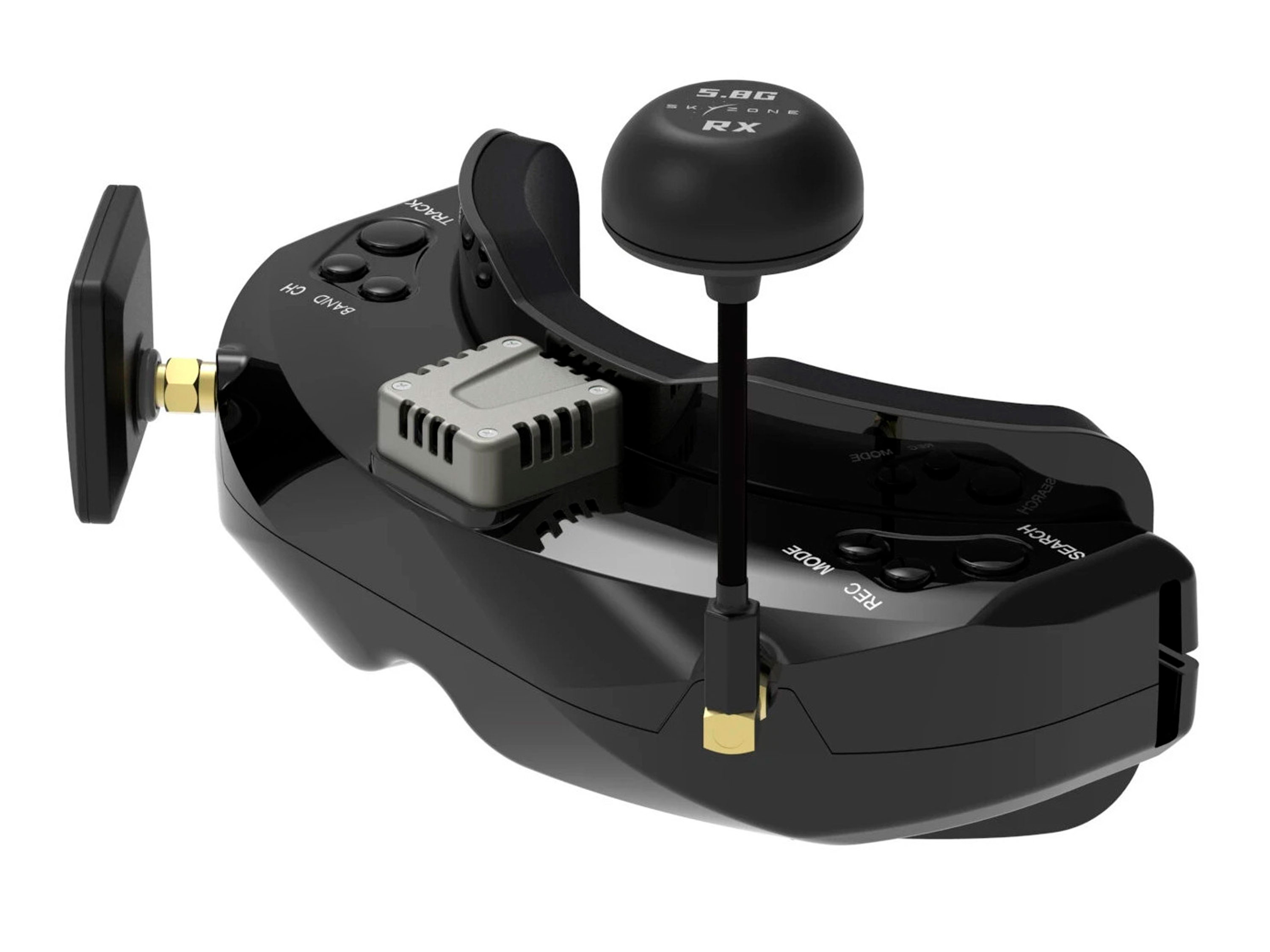 Окуляри Skyzone SKY02O OLED FPV (чорні) (світлина #1)