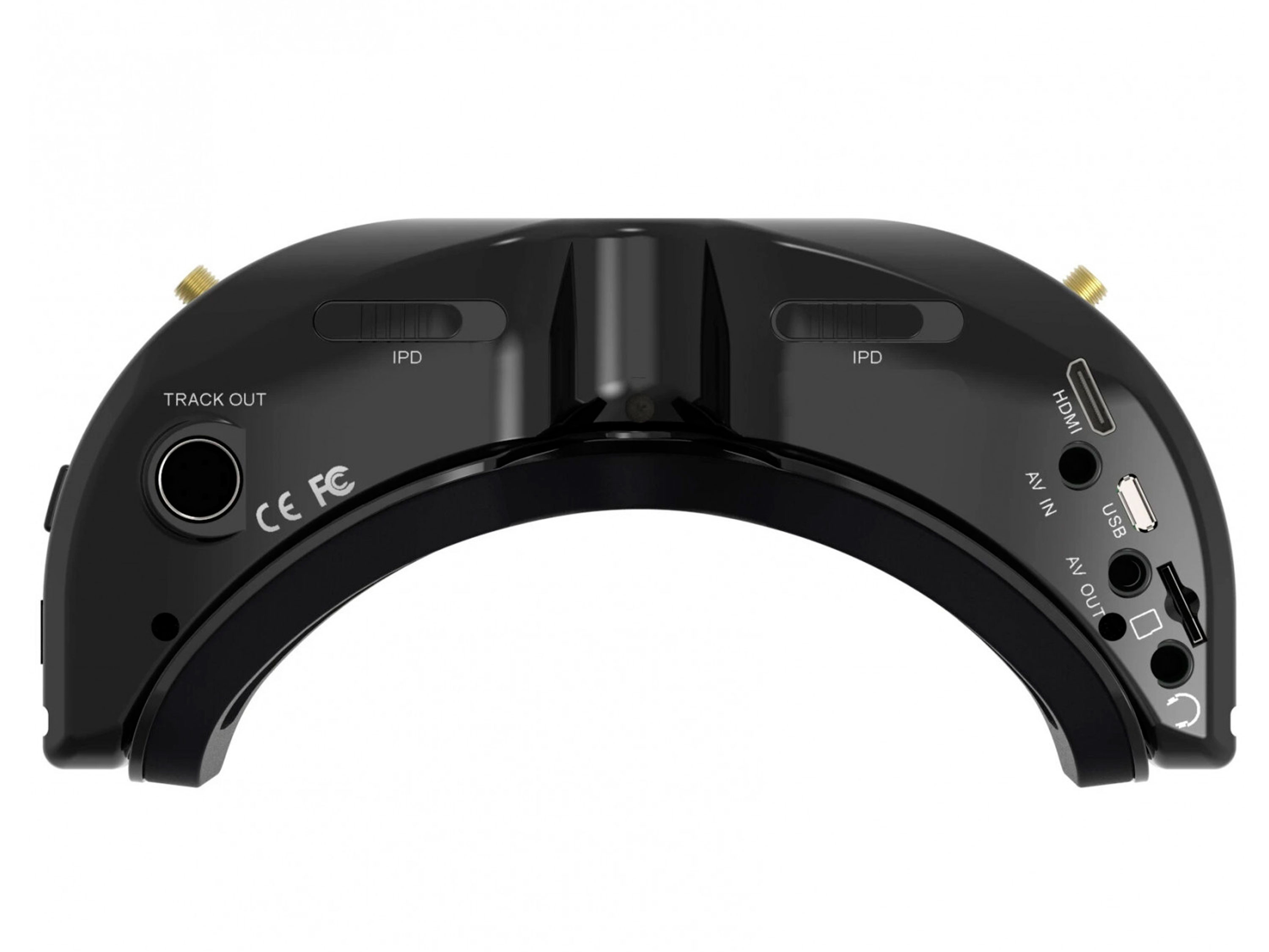 Окуляри Skyzone SKY02O OLED FPV (чорні) (світлина #3)