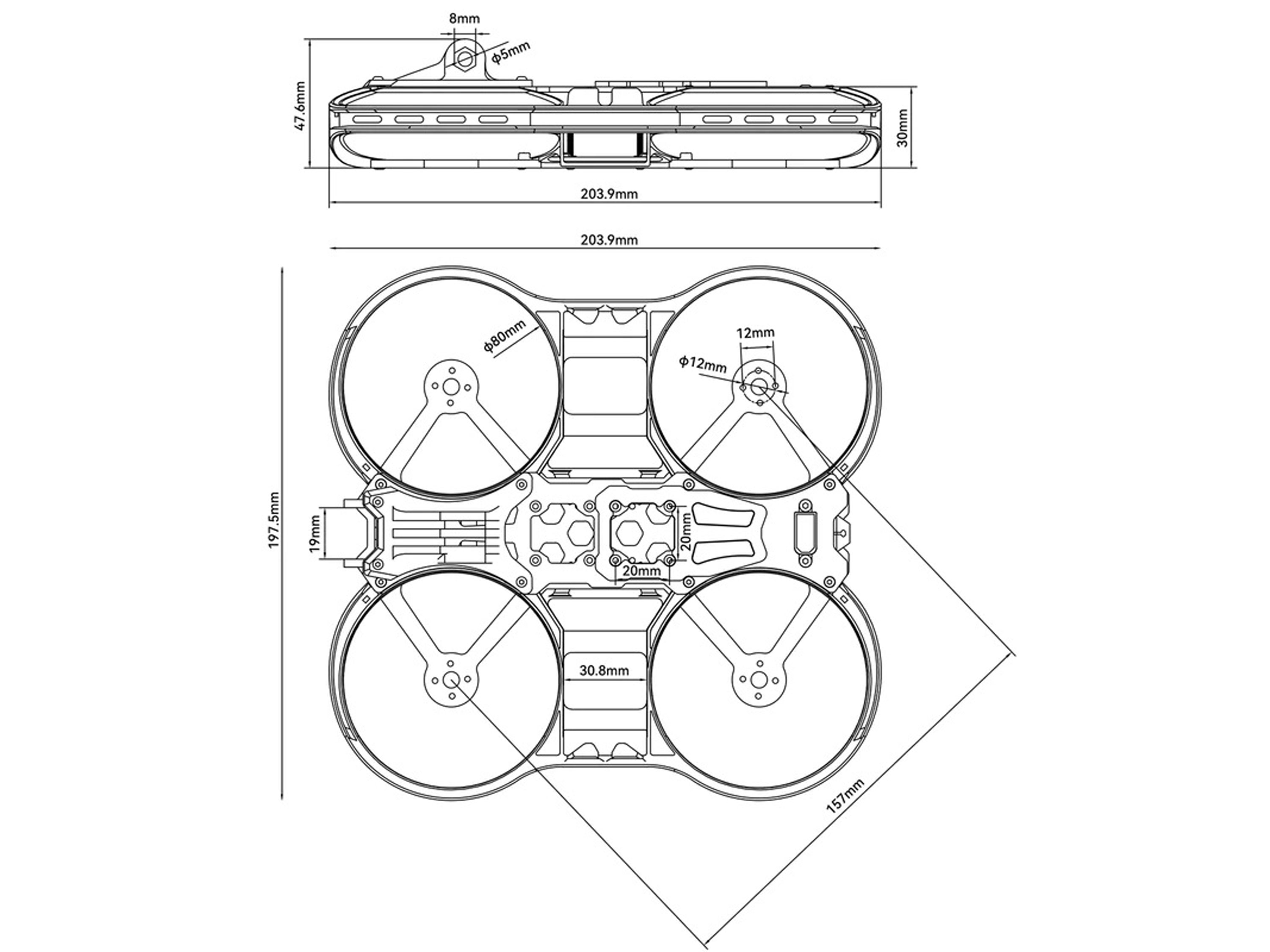 Рама BetaFPV Pavo30 Pro (світлина #5)