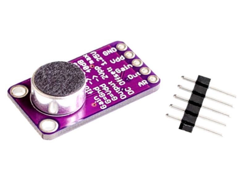 Модуль електретного мікрофона MAX9814 (світлина #1)