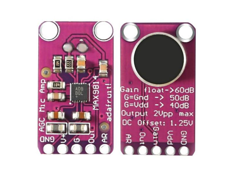 Модуль електретного мікрофона MAX9814 (світлина #2)