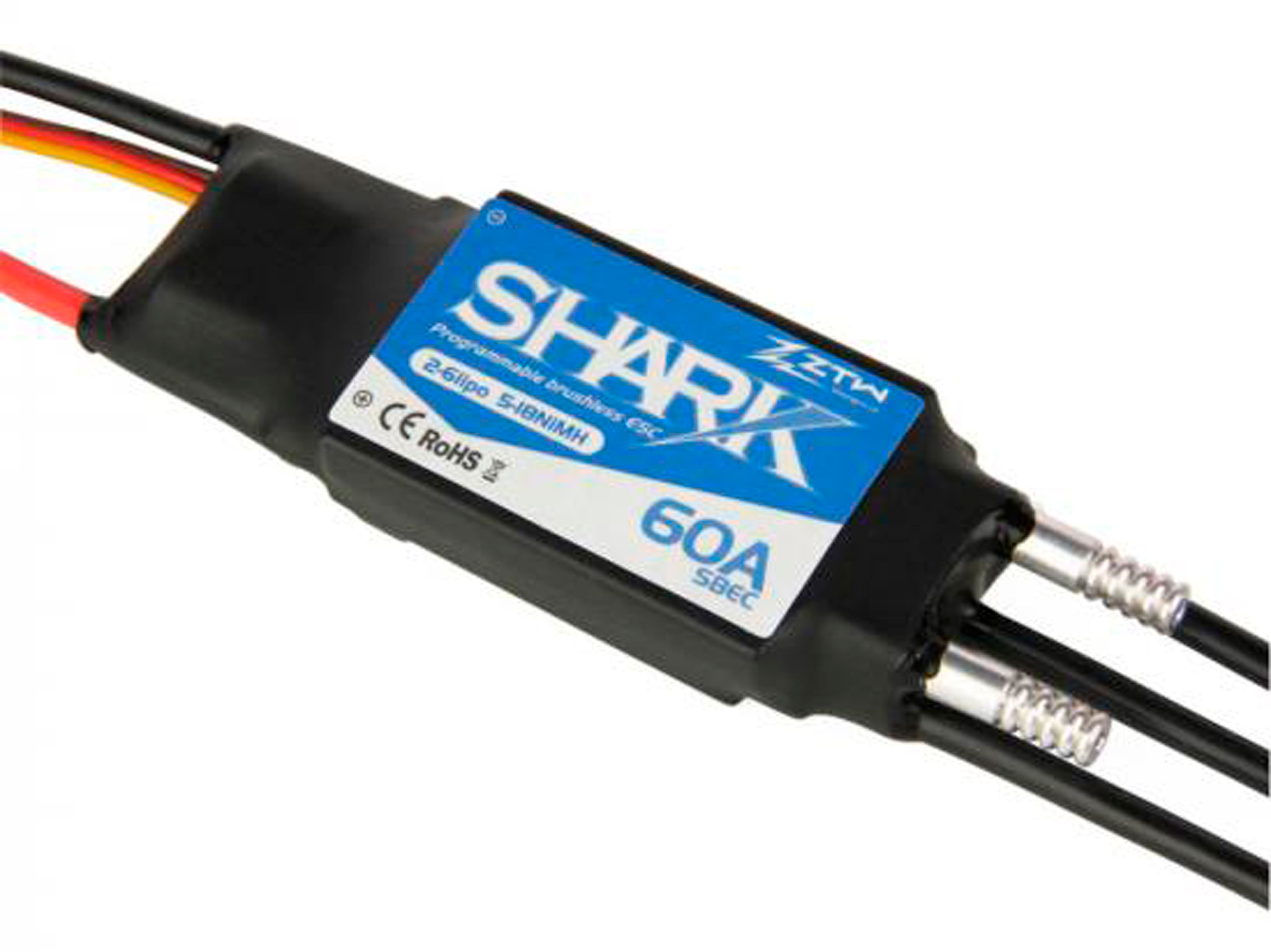 Регулятор швидкості ZTW Shark 60A з водяним охолодженням (світлина #1)