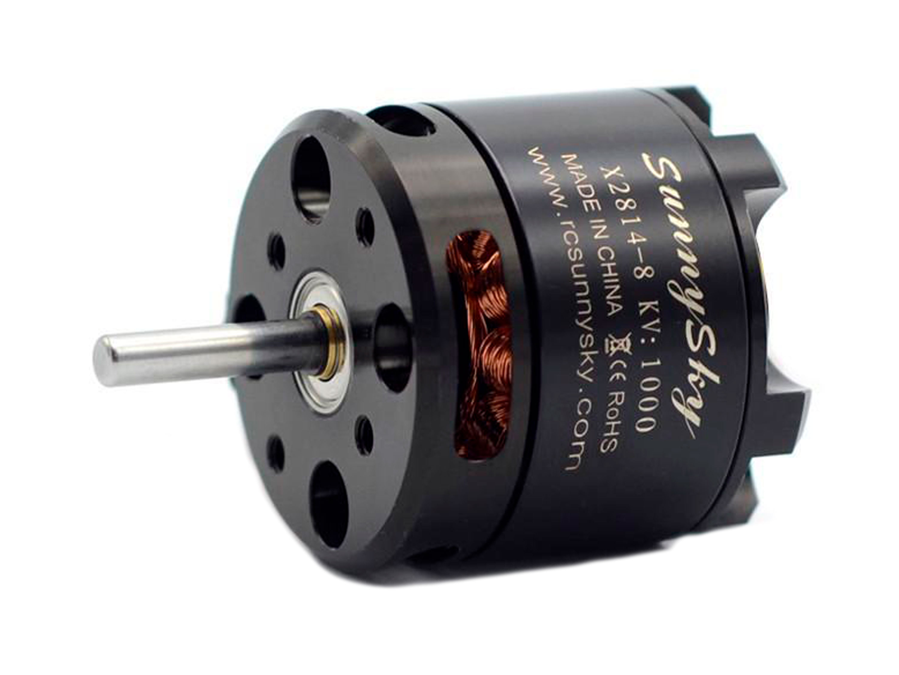 Двигун безколекторний SunnySky X2814-900kv (довгий вал) (світлина #1)