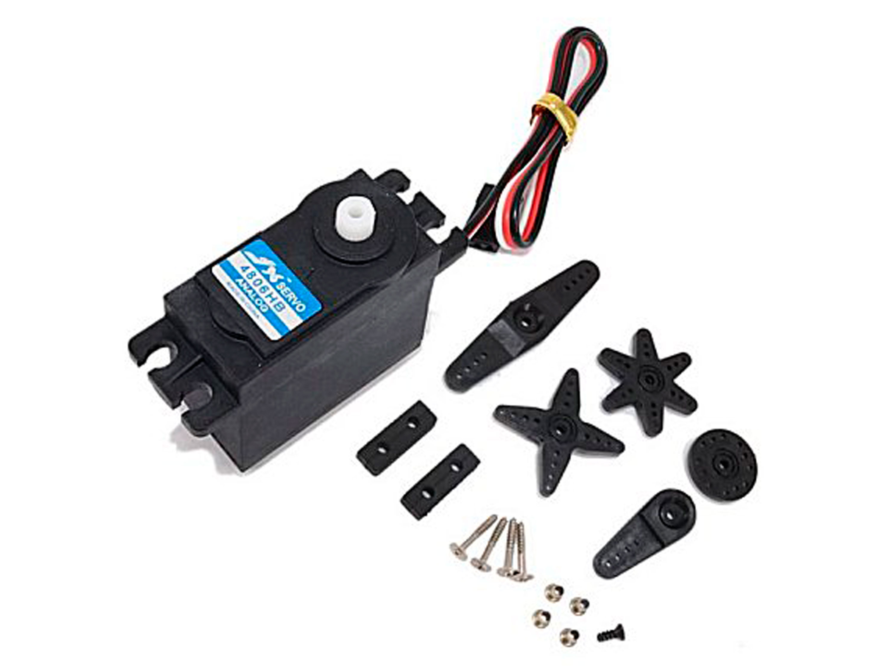 Сервомеханізм аналоговий JX PS-4806HB 48.5g/5.56kg/0.14sec (4.8В) (світлина #2)