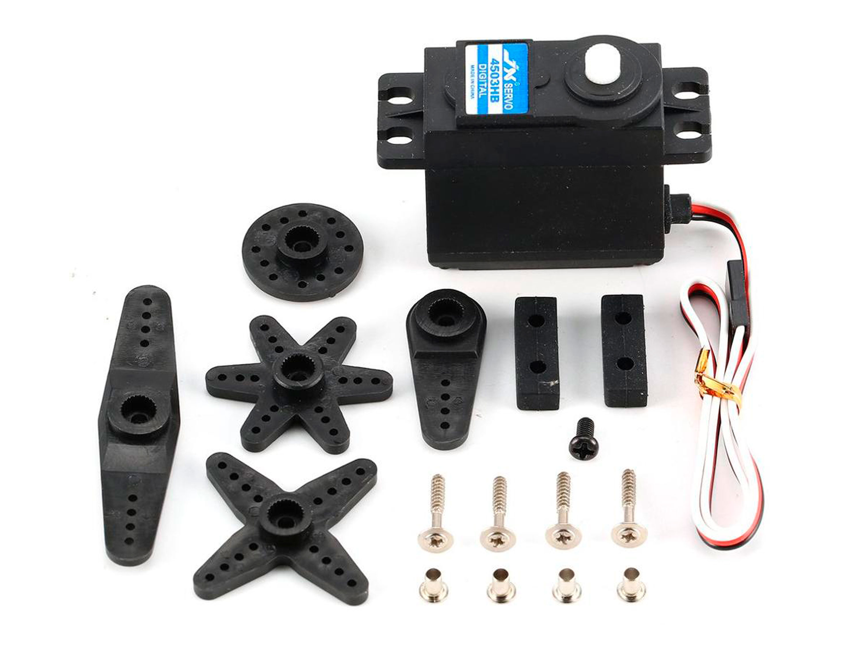 Сервомеханізм цифровий JX PDI-4503HB 45.5g/3.25kg/0.15sec (4.8В) (світлина #2)