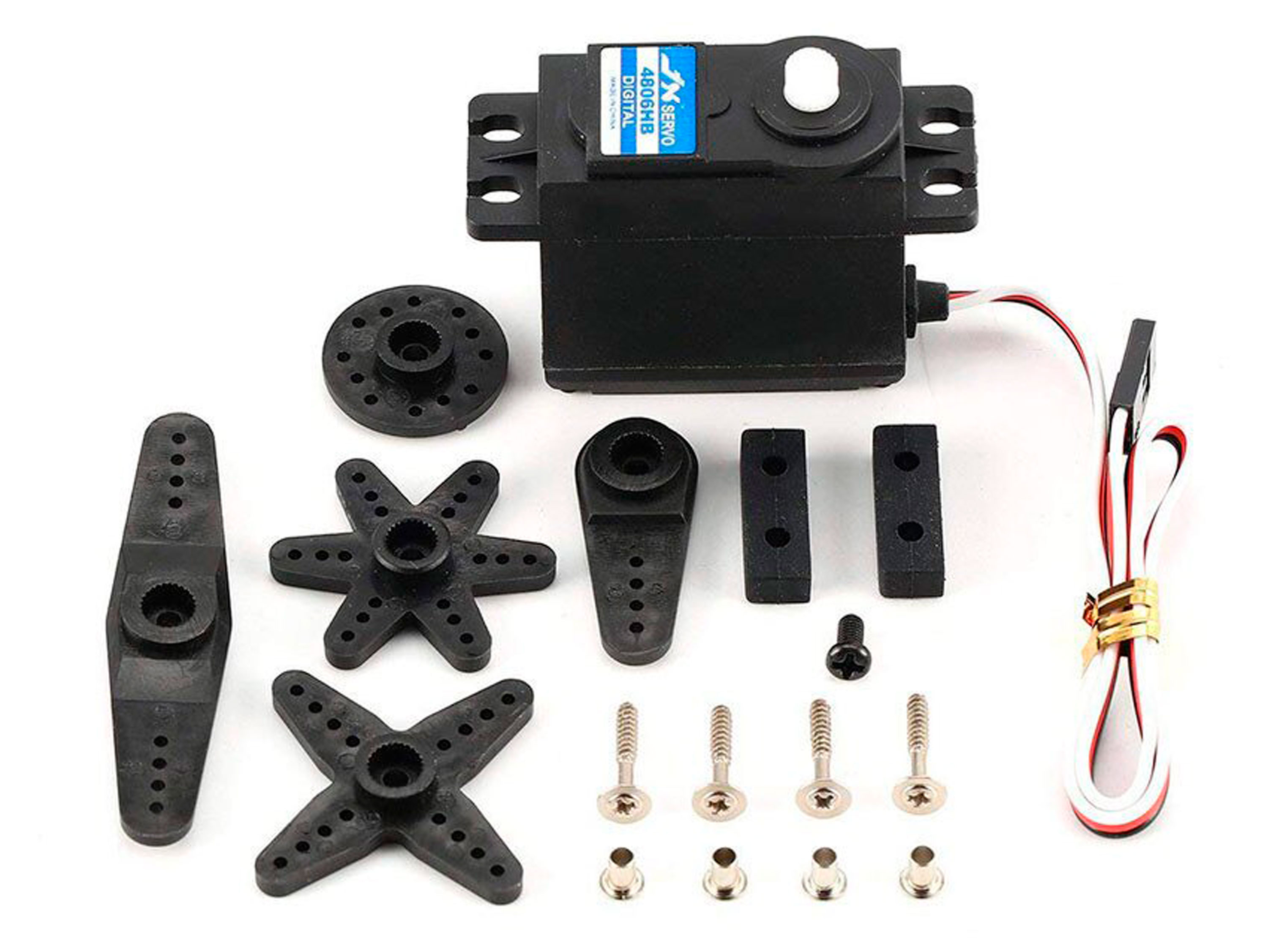 Сервомеханізм цифровий JX PDI-4806HB 48.5g/5.56kg/0.14sec (4.8В) (світлина #2)