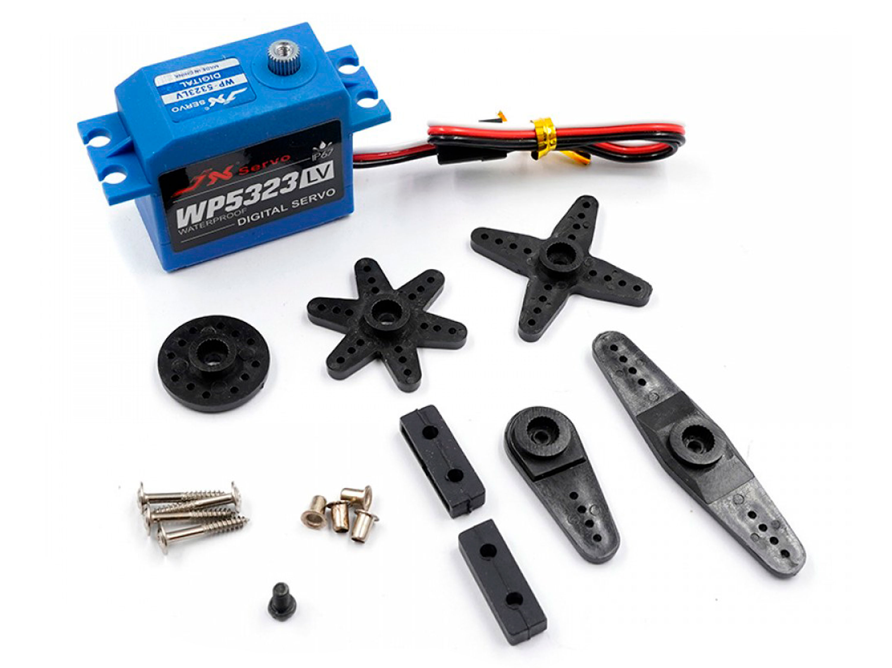 Сервомеханізм цифровий JX WP5323LV 53g/19.5kg/0.16sec (4.8В) (світлина #2)