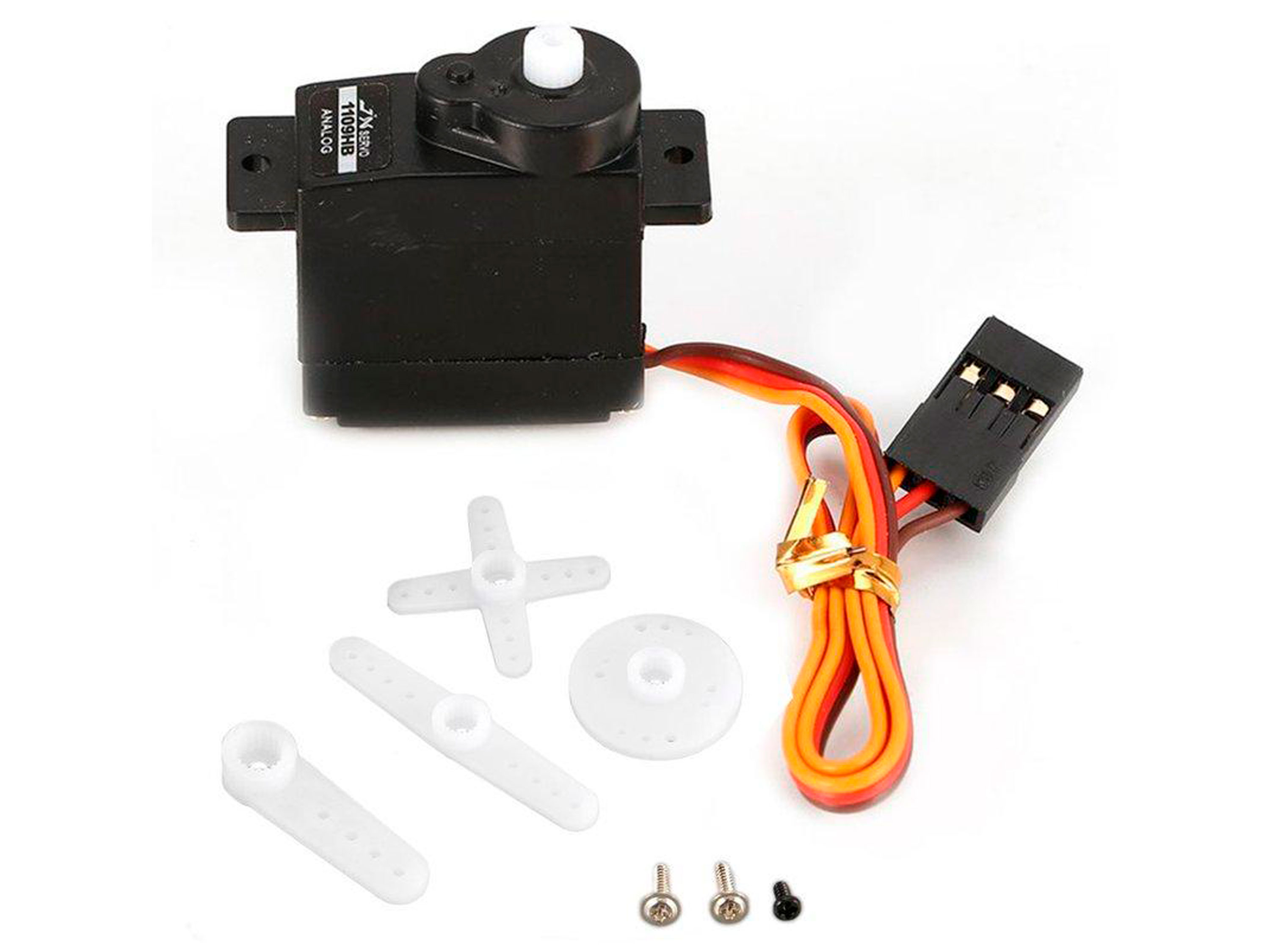 Сервомеханізм аналоговий JX PS-1109HB 9g/1.65kg/0.09sec (4.8В) (світлина #2)