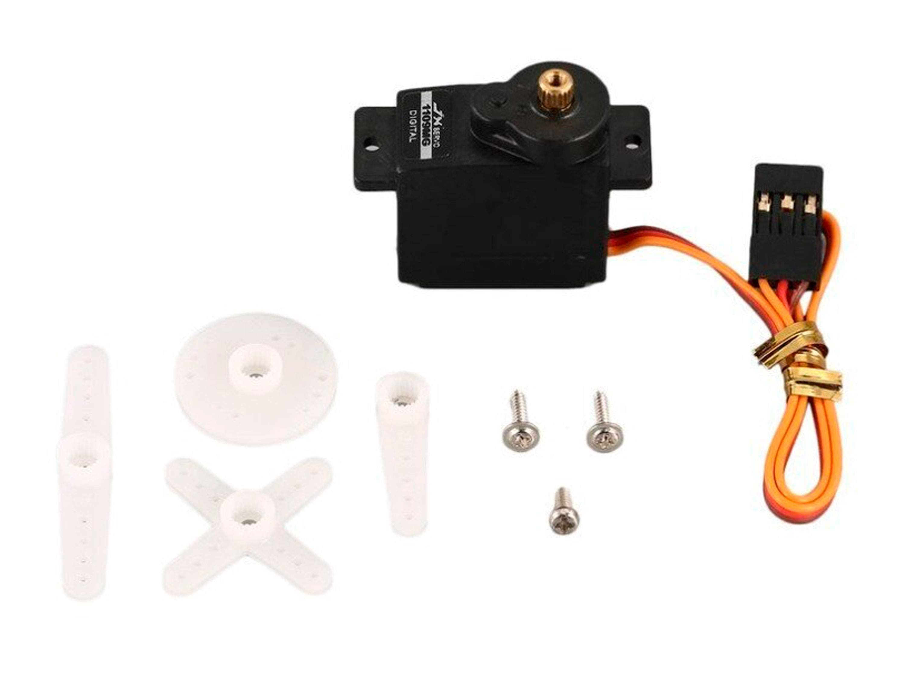 Сервомеханізм аналоговий JX PS-1109MG 10g/2.2kg/0.12sec (4.8В) (світлина #2)