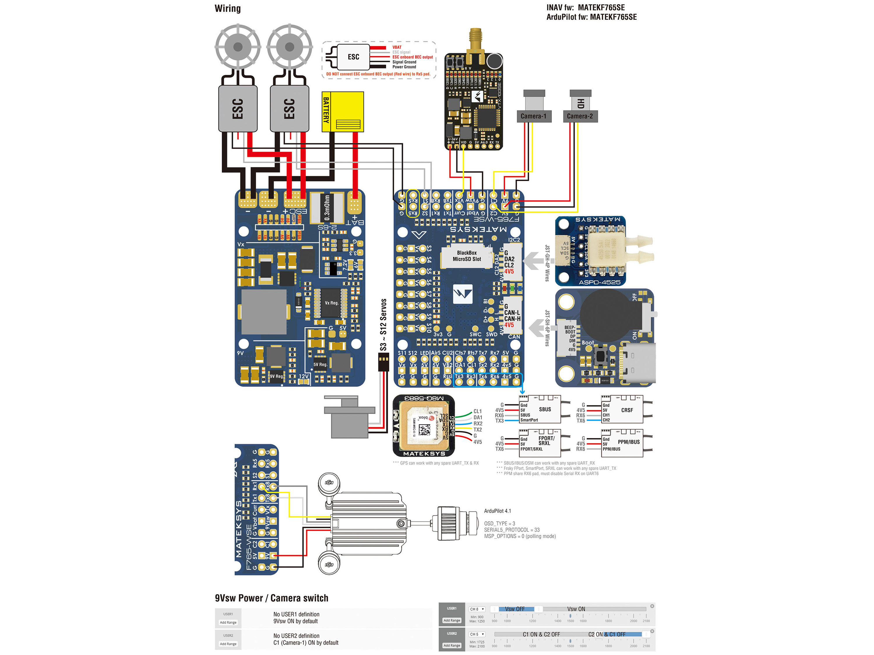 Польотний контролер Matek F765-WSE (світлина #4)