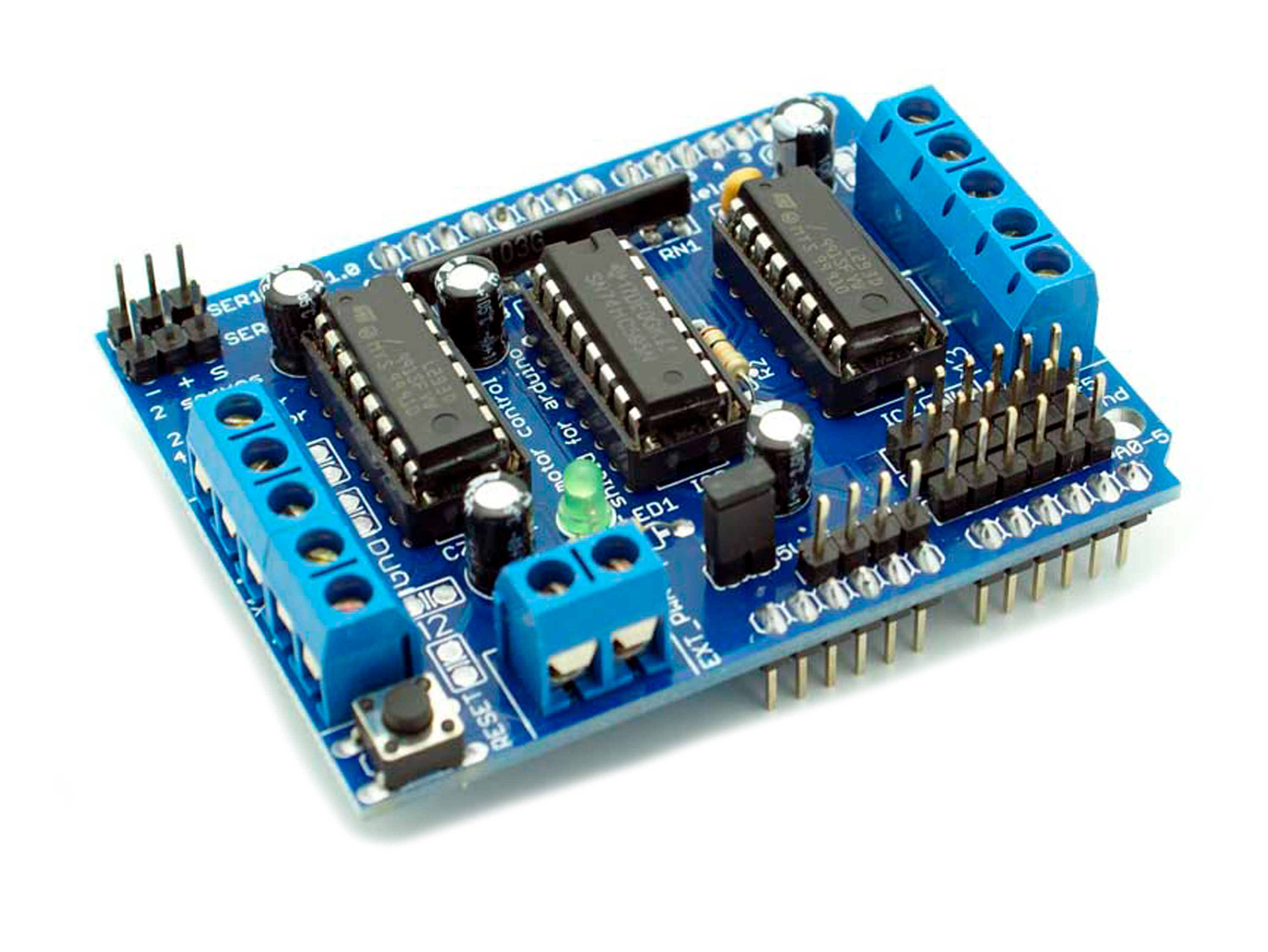 Здвоєний шилд крокових двигунів на L293D (світлина #1)