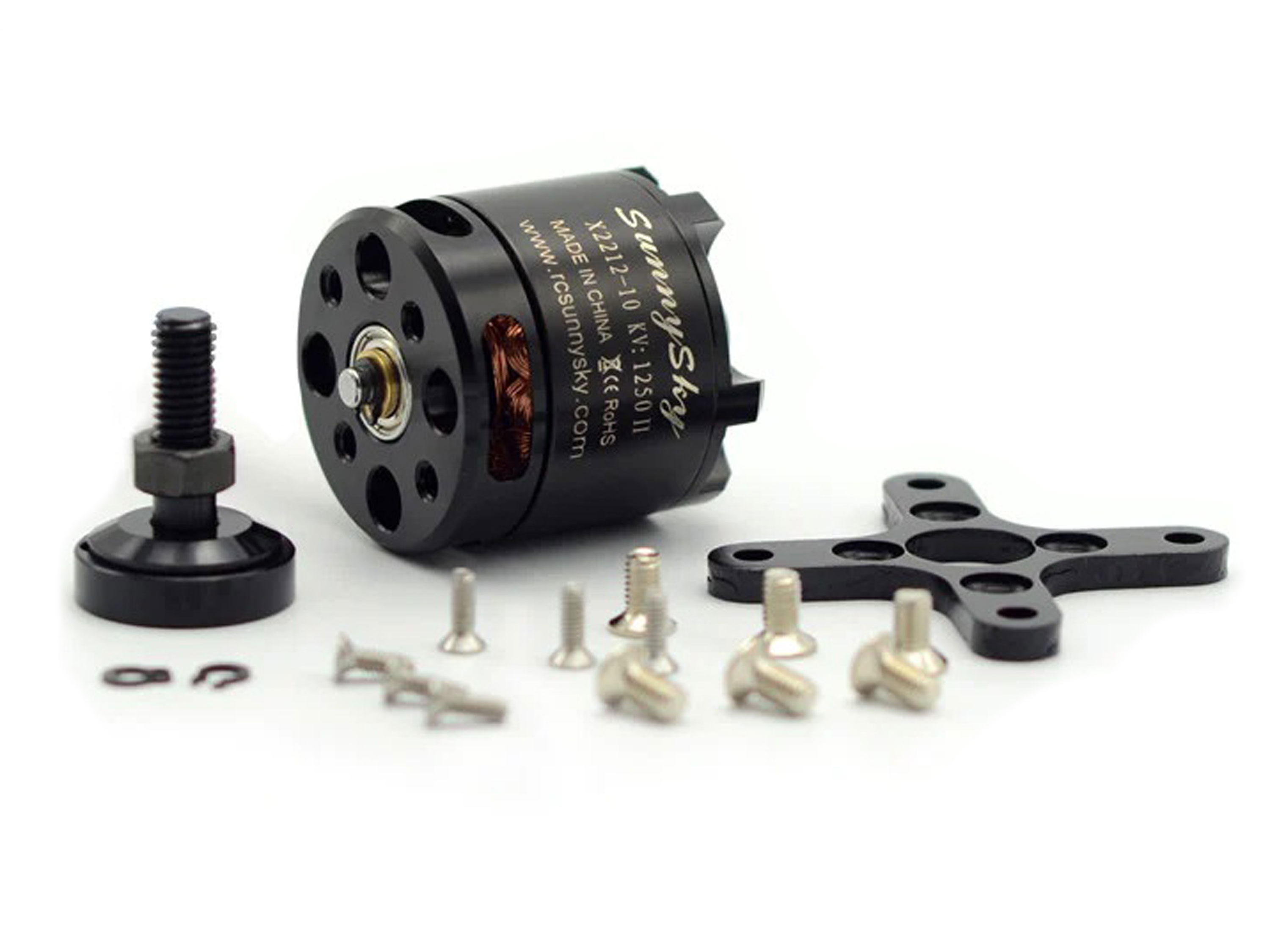 Двигун безколекторний SunnySky X2212-1400kv V2 (довгий вал) (світлина #4)