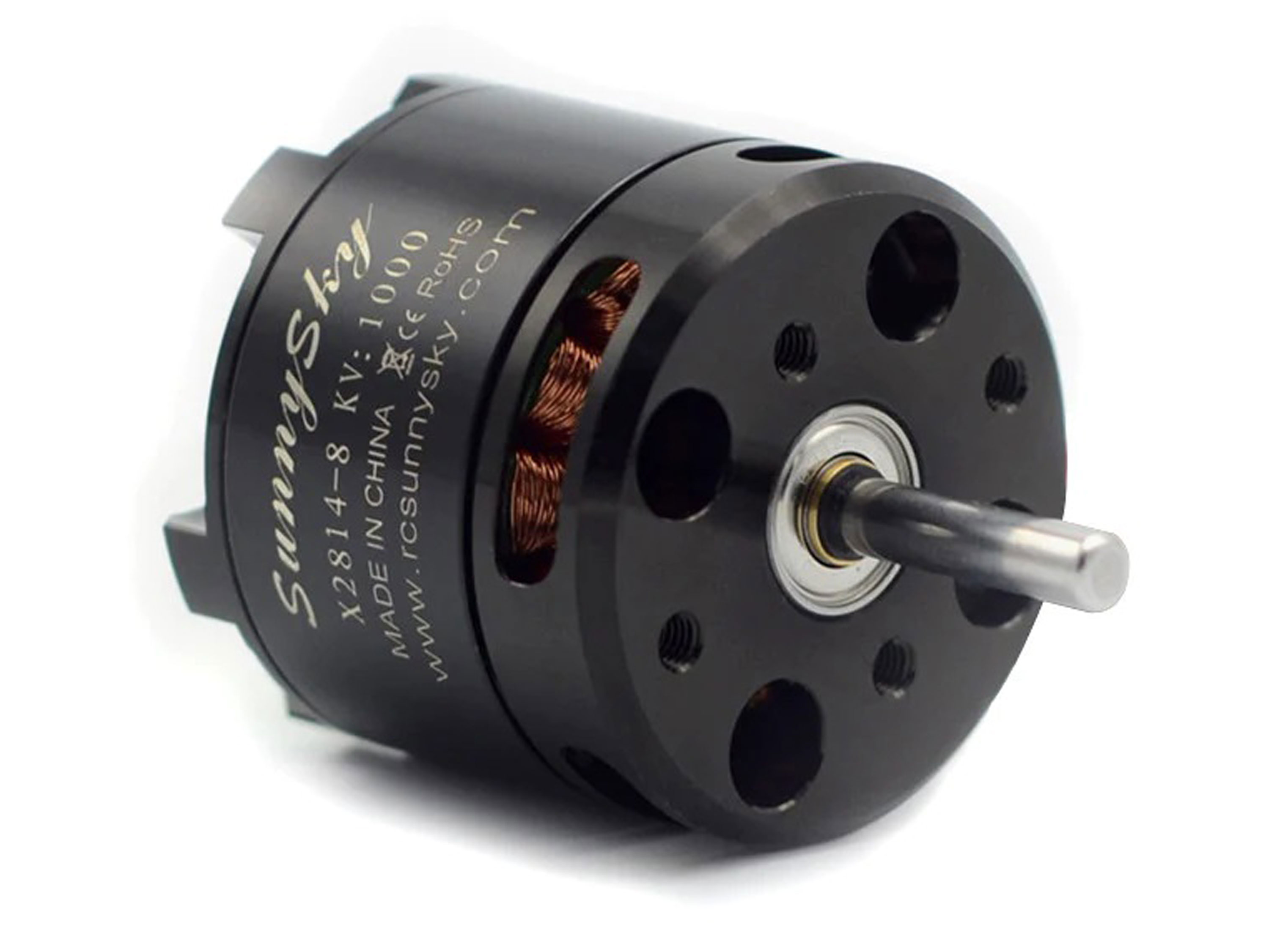 Двигун безколекторний SunnySky X2814-1000kv V2 (довгий вал) (світлина #3)