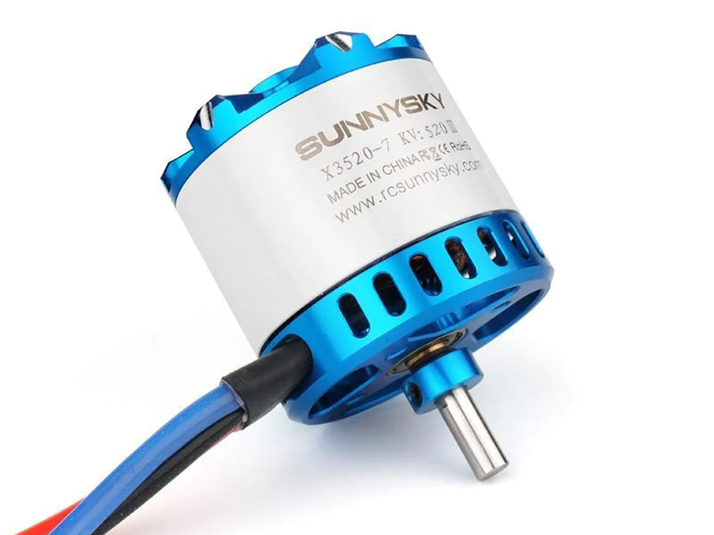 Двигун безколекторний SunnySky X3520-780kv V3 (довгий вал) (світлина #2)