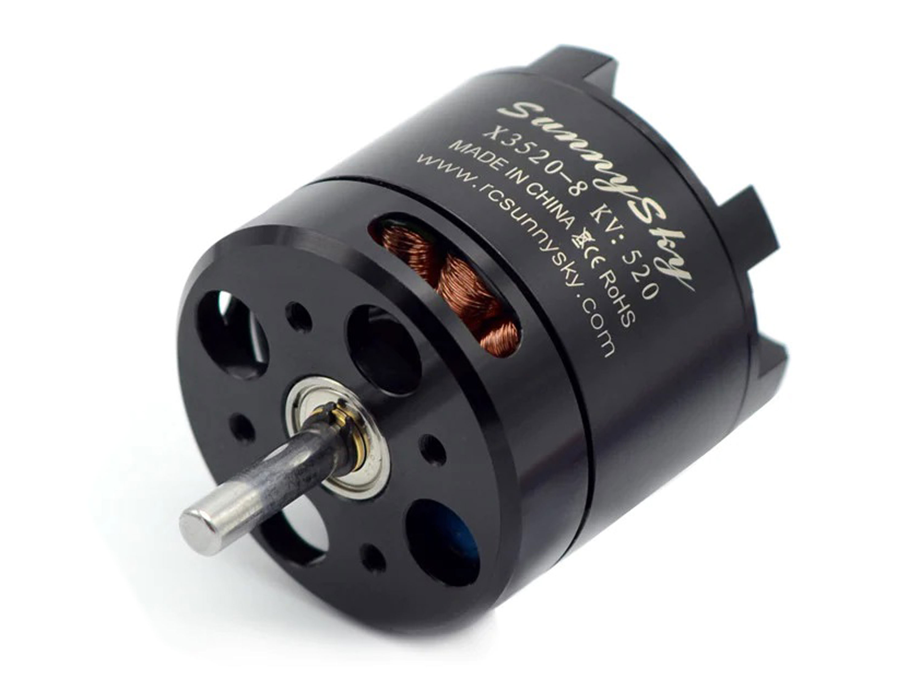 Двигун безколекторний SunnySky X3520-720kv V2 (довгий вал) (світлина #1)