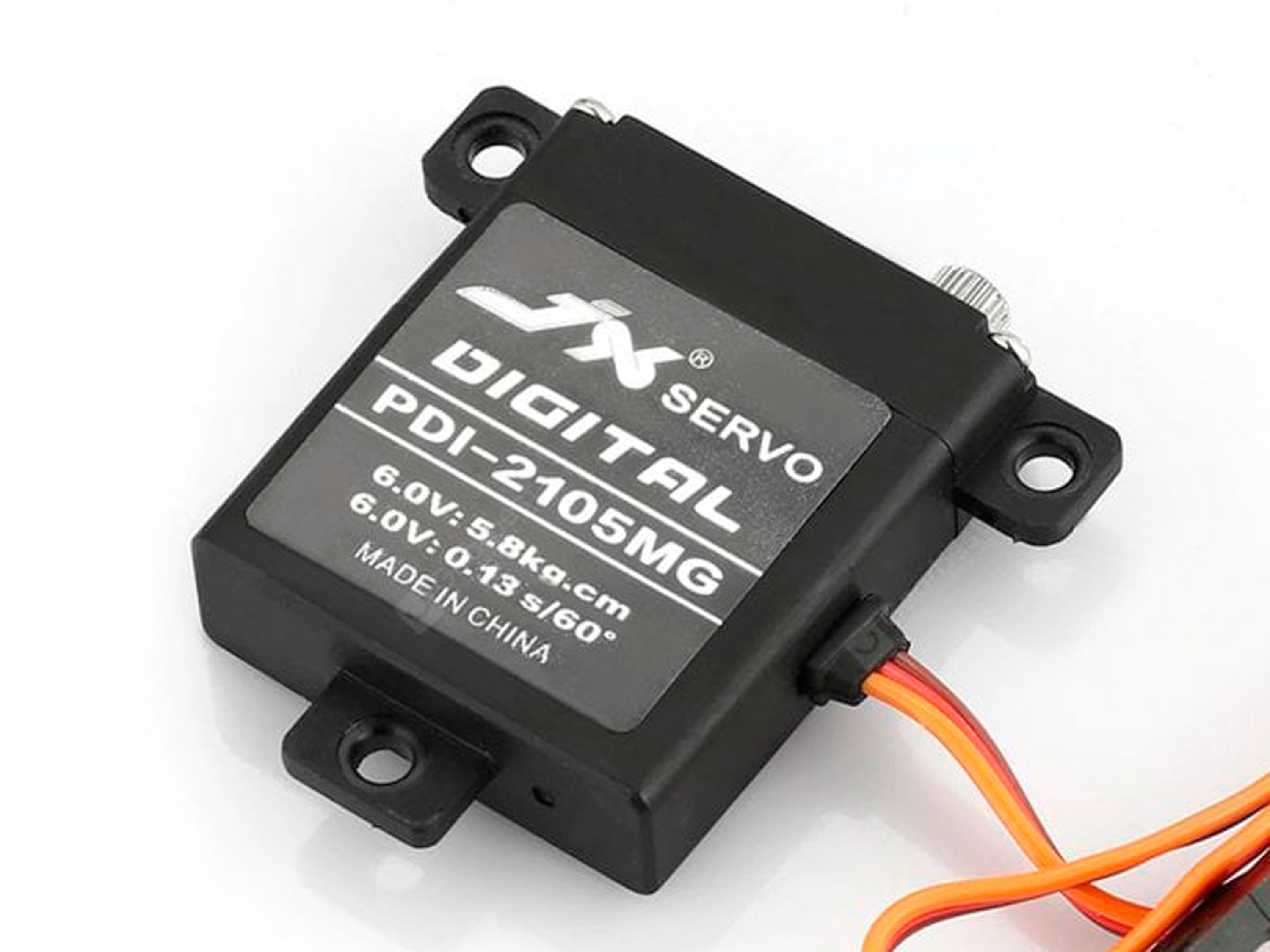 Сервомеханізм цифровий JX PDI-2105MG 21g/4.8kg/0.16sec (4.8В) (світлина #2)