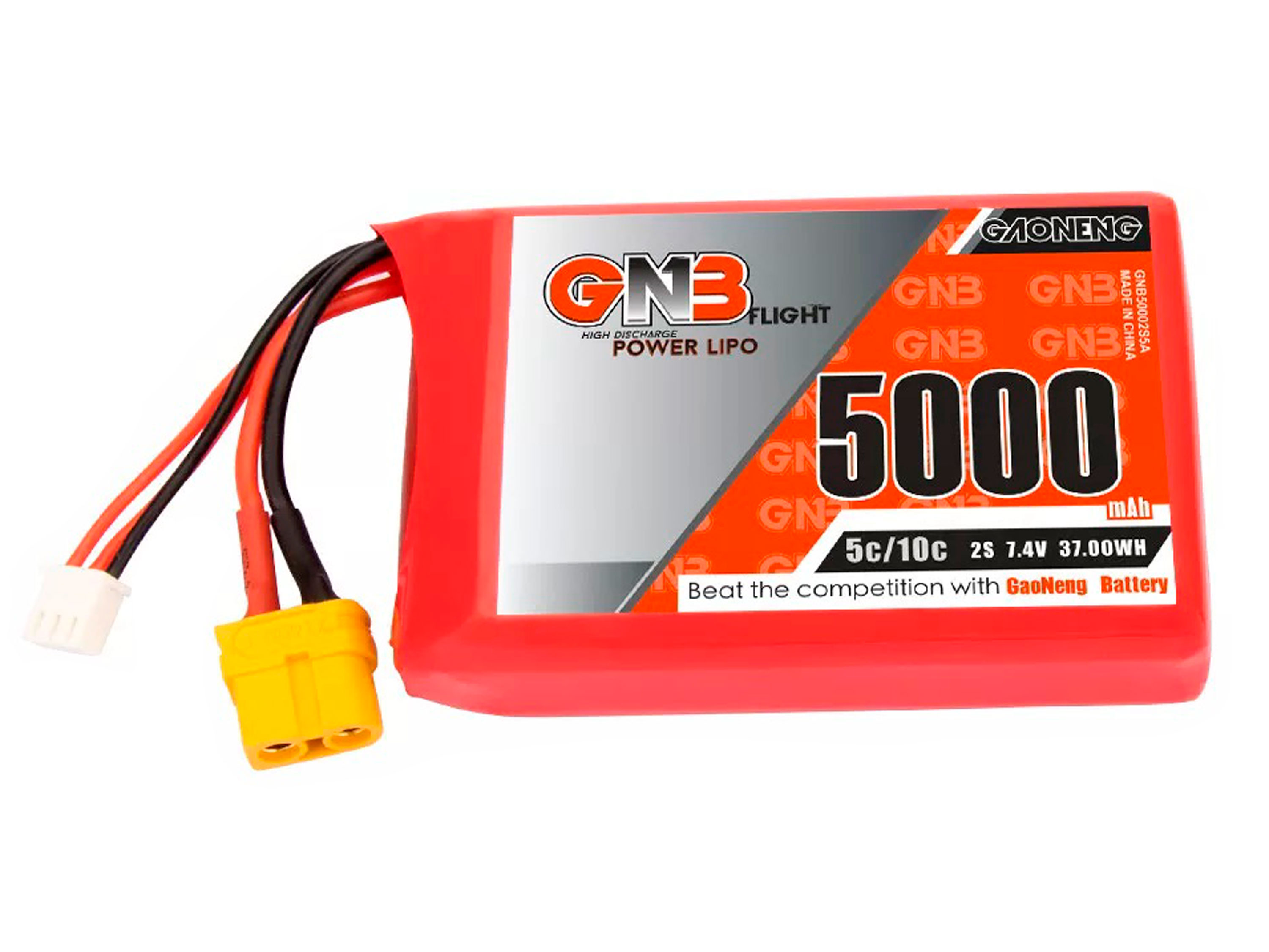 Акумулятор Gaoneng GNB 5000mAh 2S 5C (для радіопередавачів) (світлина #1)