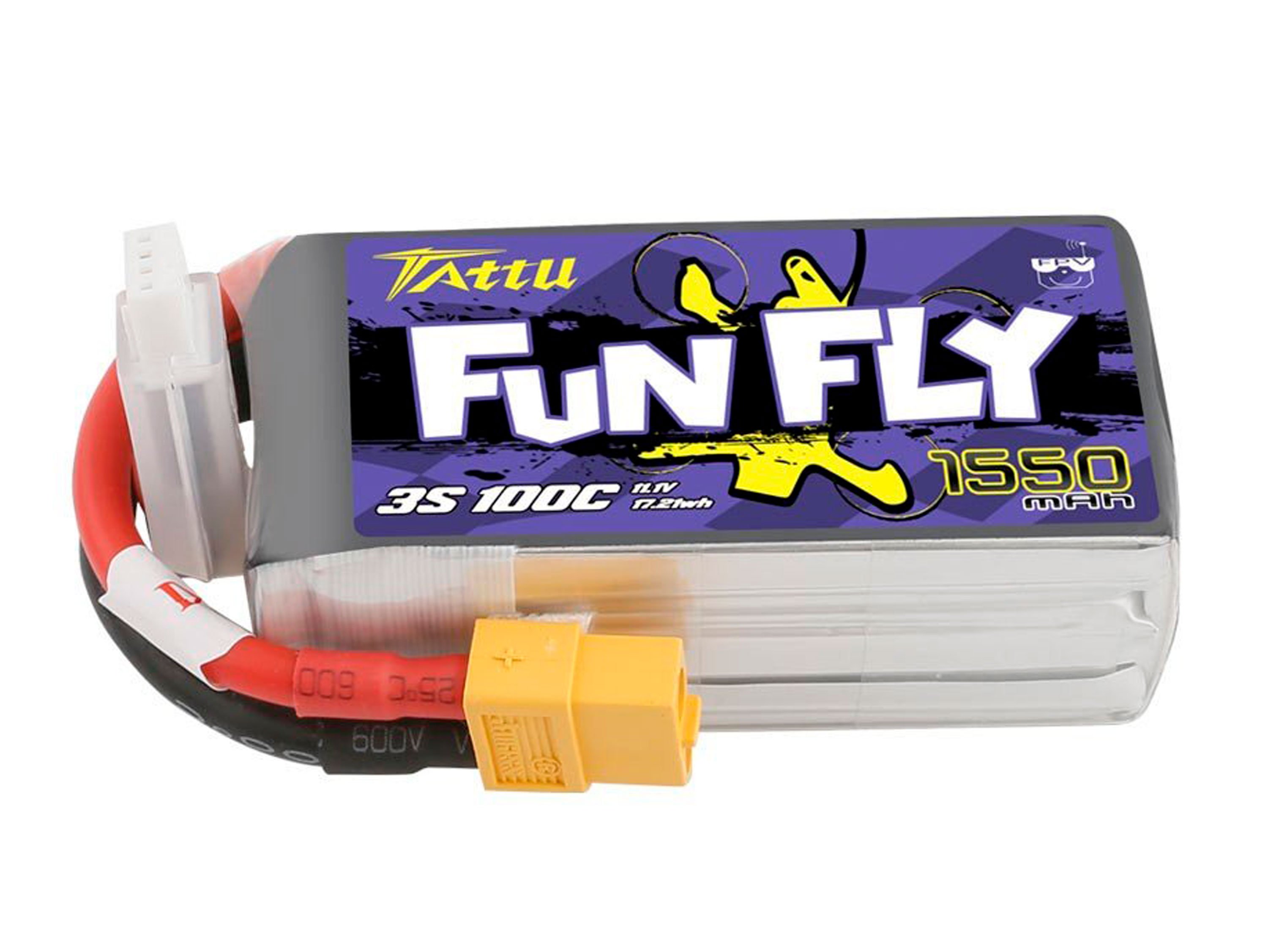 Акумулятор TATTU FunFly 1550mAh 3S 100C (світлина #1)