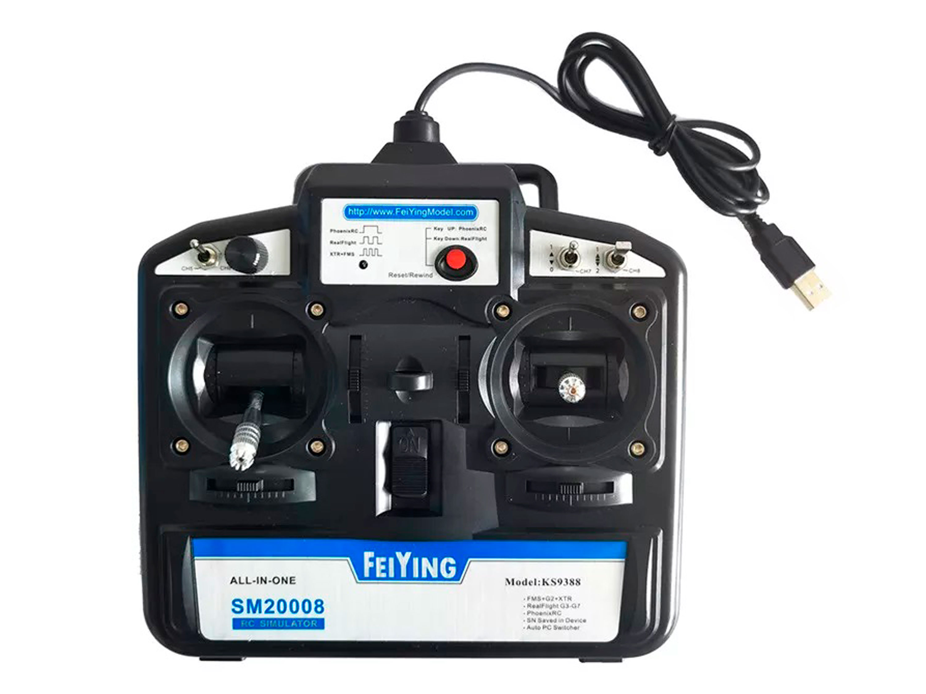 Авіасимулятор польотів KS9388 USB 8Ch (світлина #1)