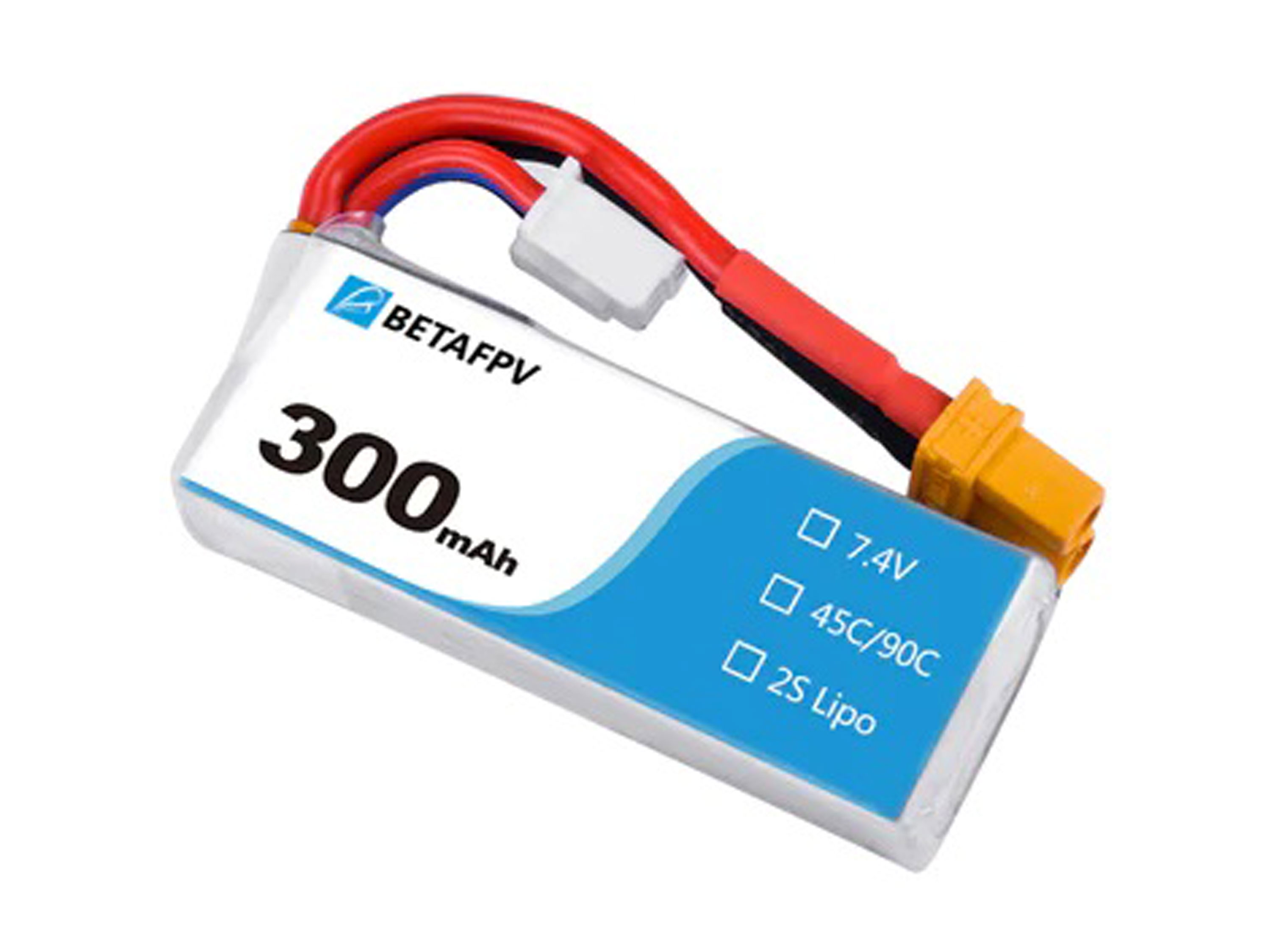 Акумулятор BetaFPV XT30 300mAh 2S 45C (світлина #1)