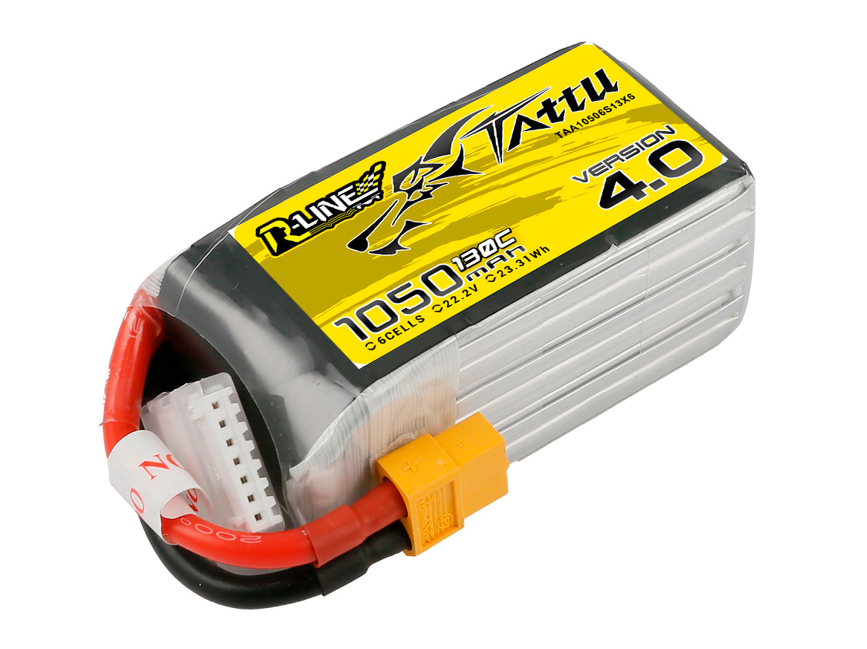 Акумулятор TATTU R-Line V4.0 1050mAh 6S 130C (світлина #1)