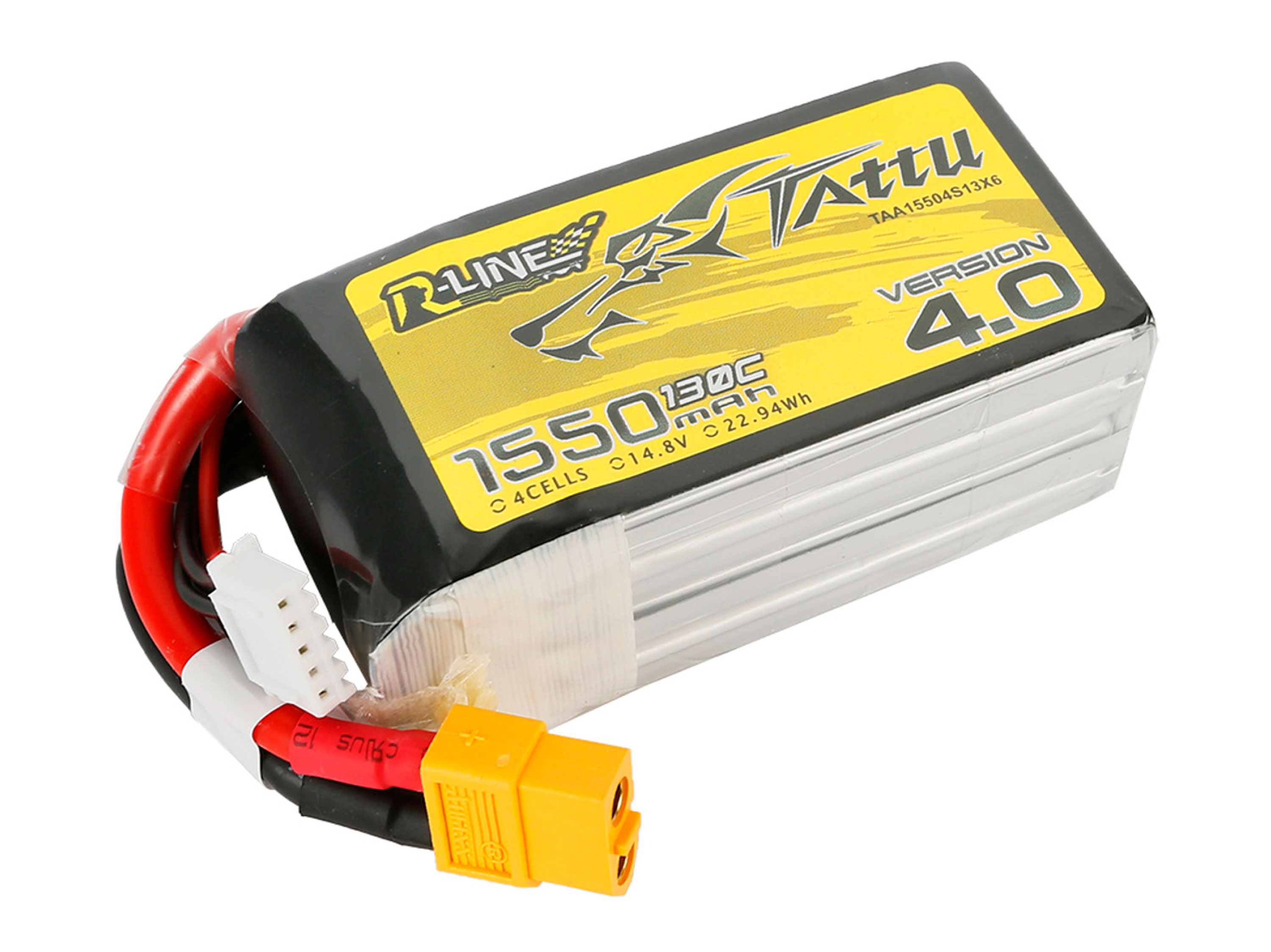 Акумулятор TATTU R-Line V4.0 1550mAh 4S 130C (світлина #1)